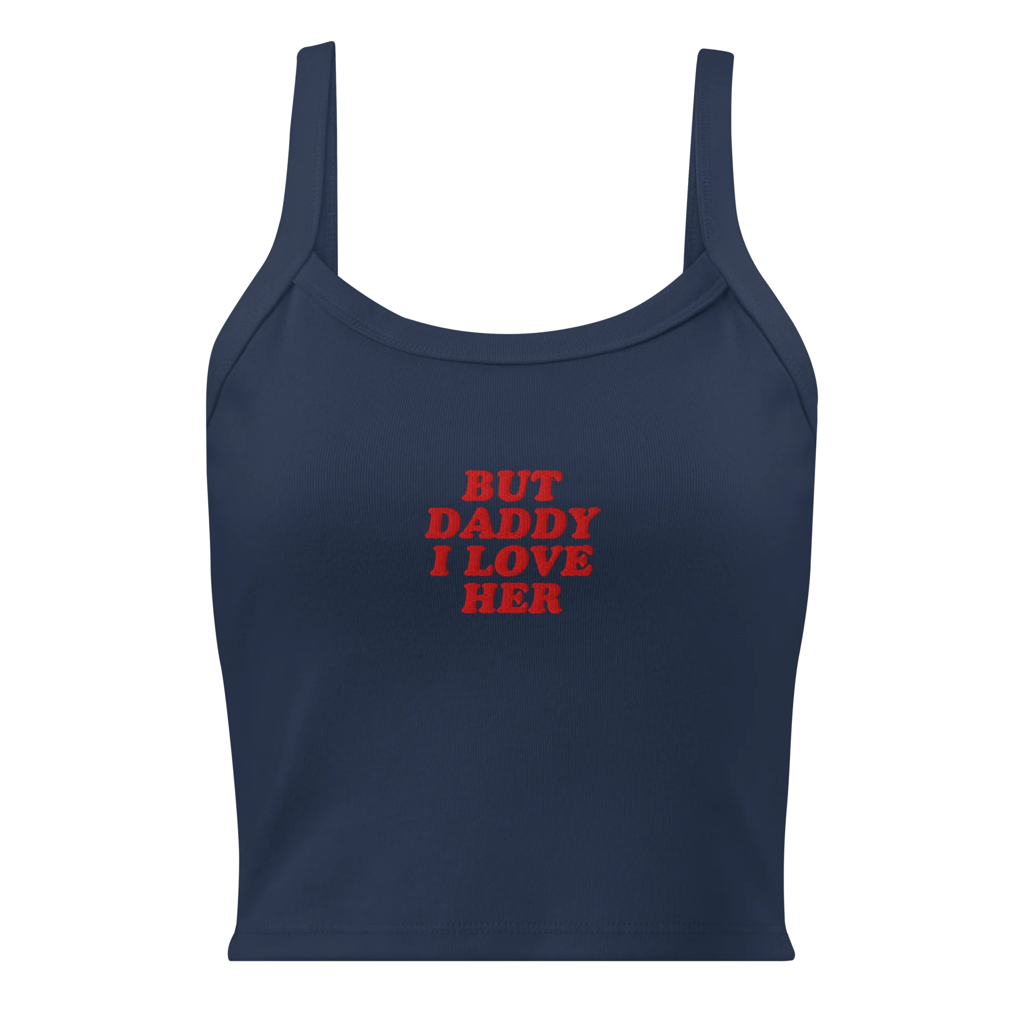 But Daddy I Love Her Rib Embroidered Tank Top - Image 6