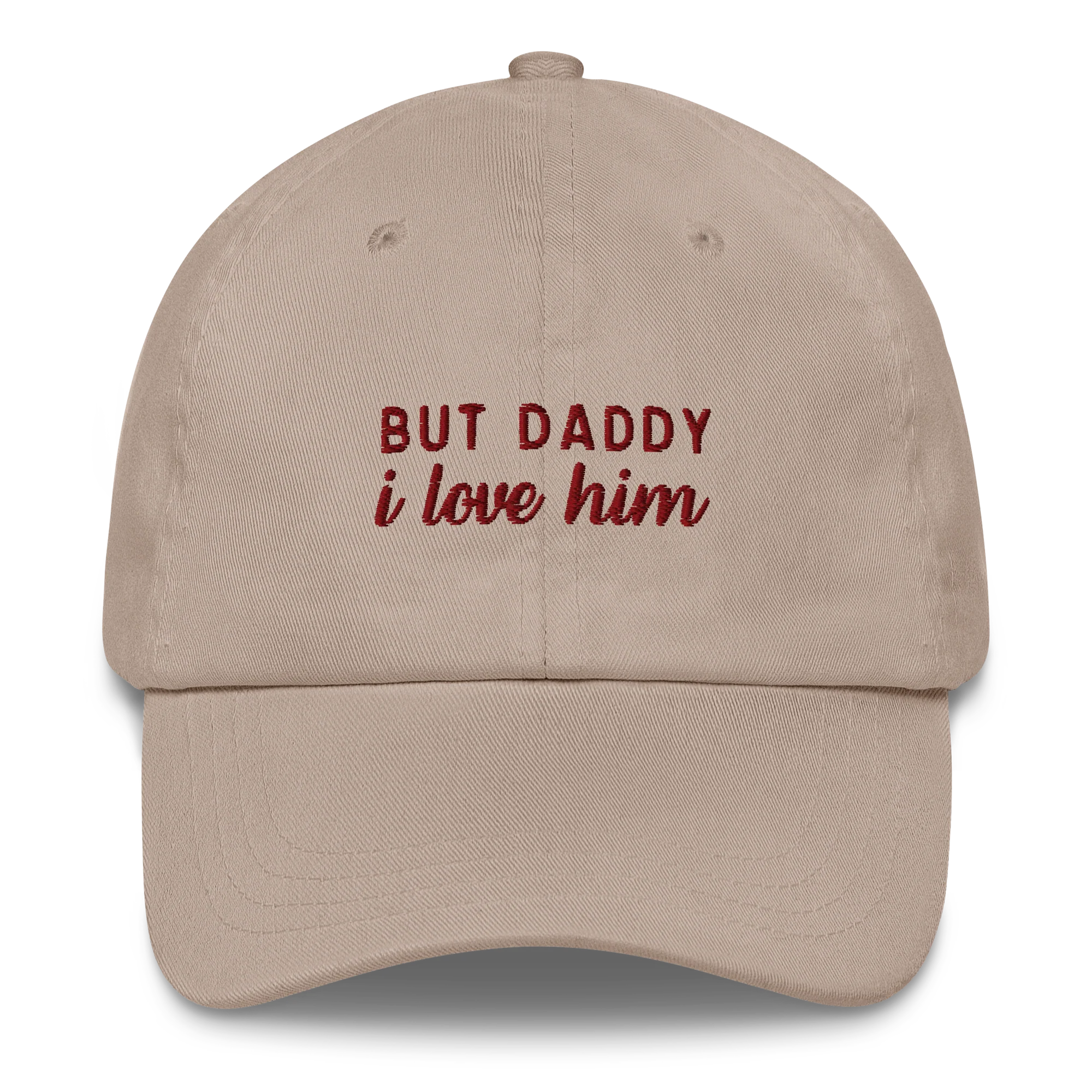 But Daddy I Love Him Embroidered Cap - Image 4