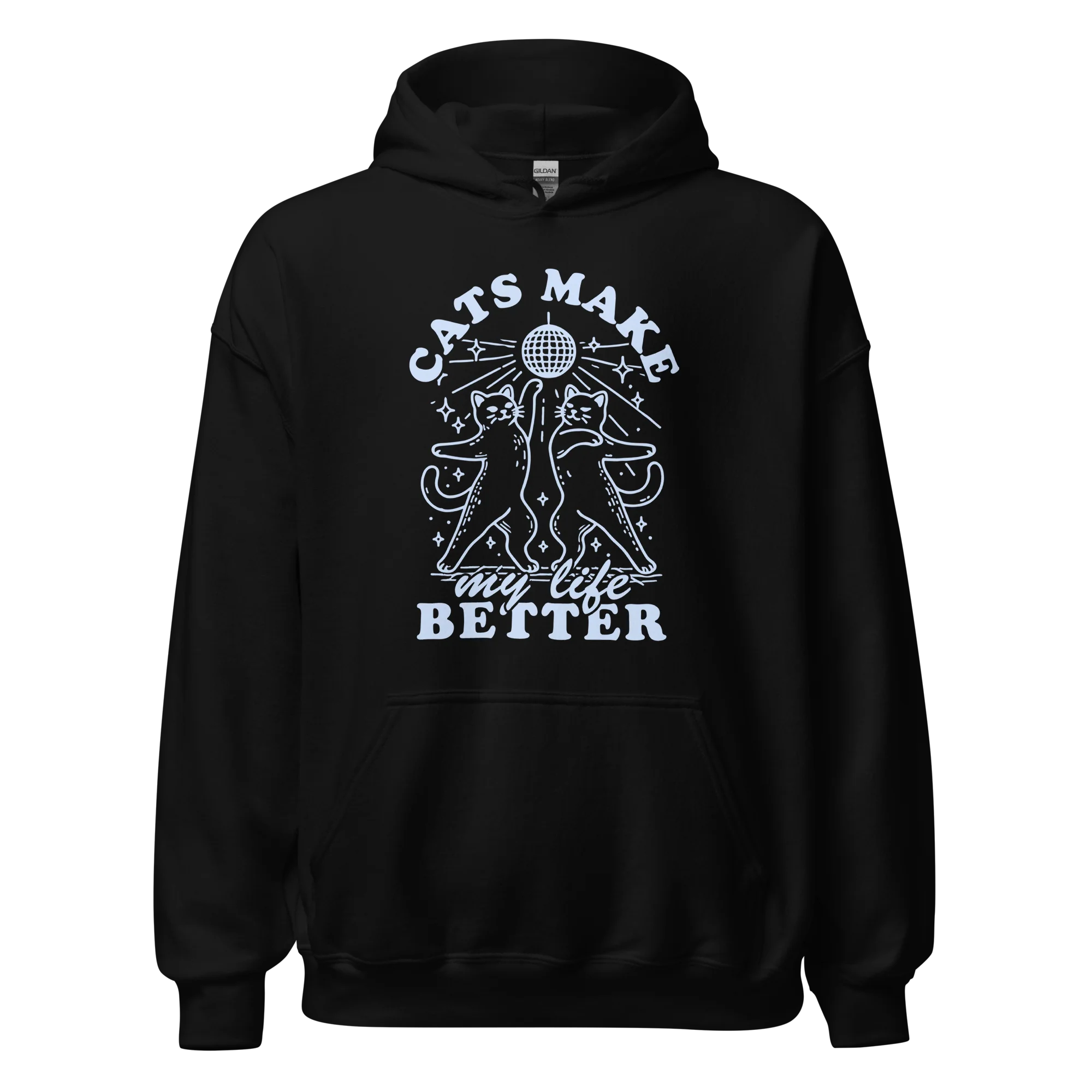 Cats Make My Life Better Hoodie - Image 10