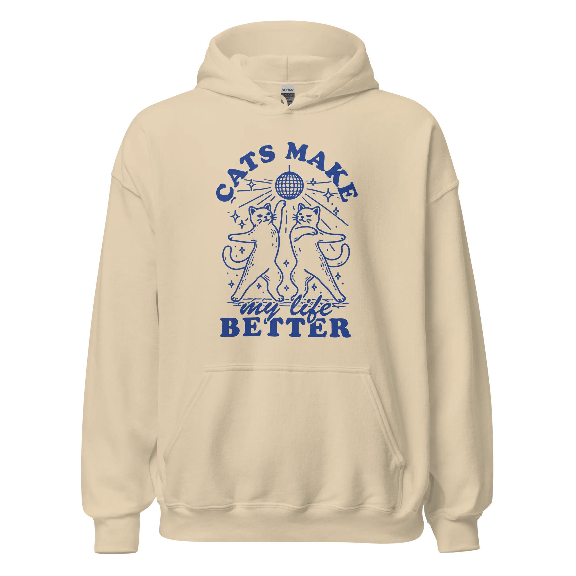Cats Make My Life Better Hoodie - Image 12