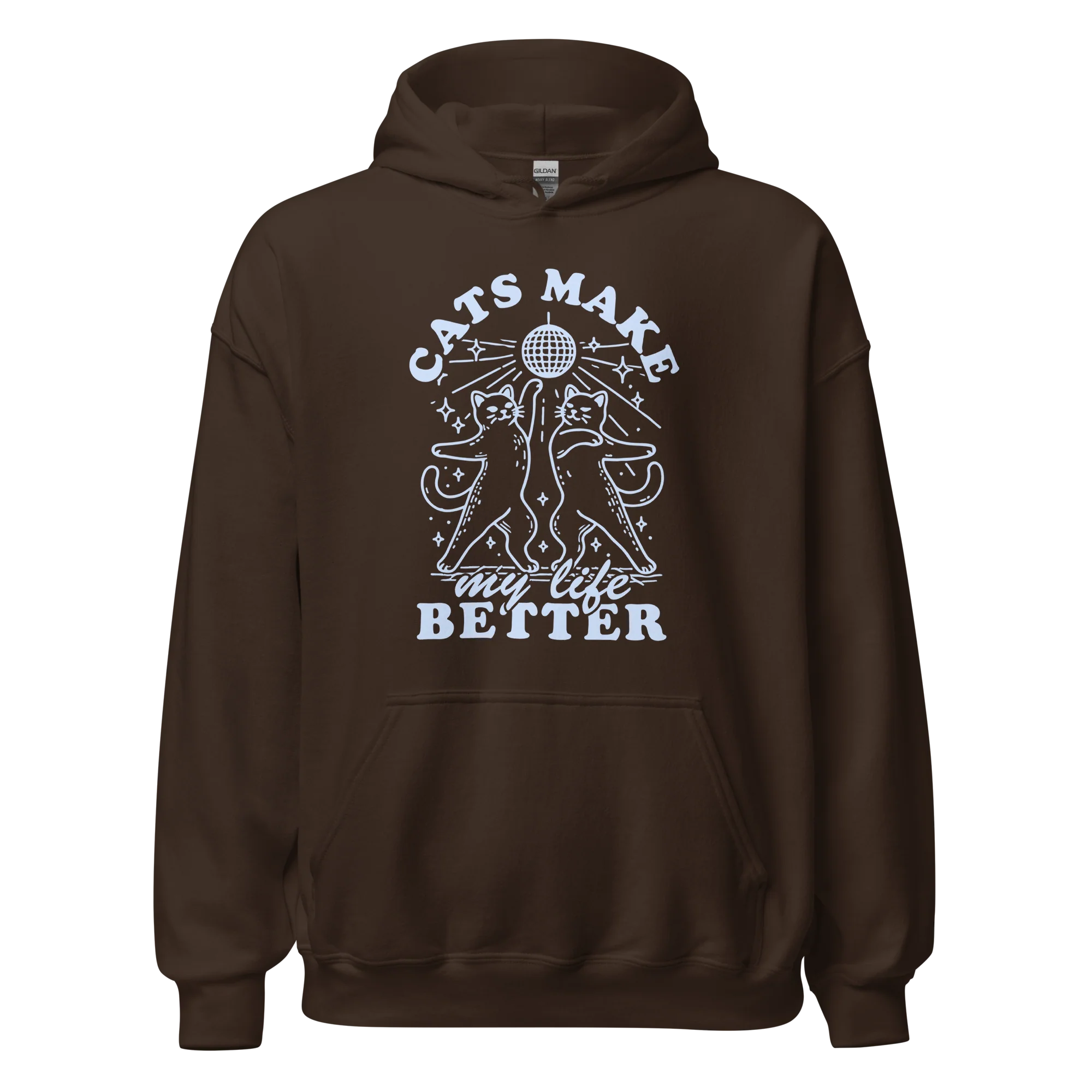 Cats Make My Life Better Hoodie - Image 13