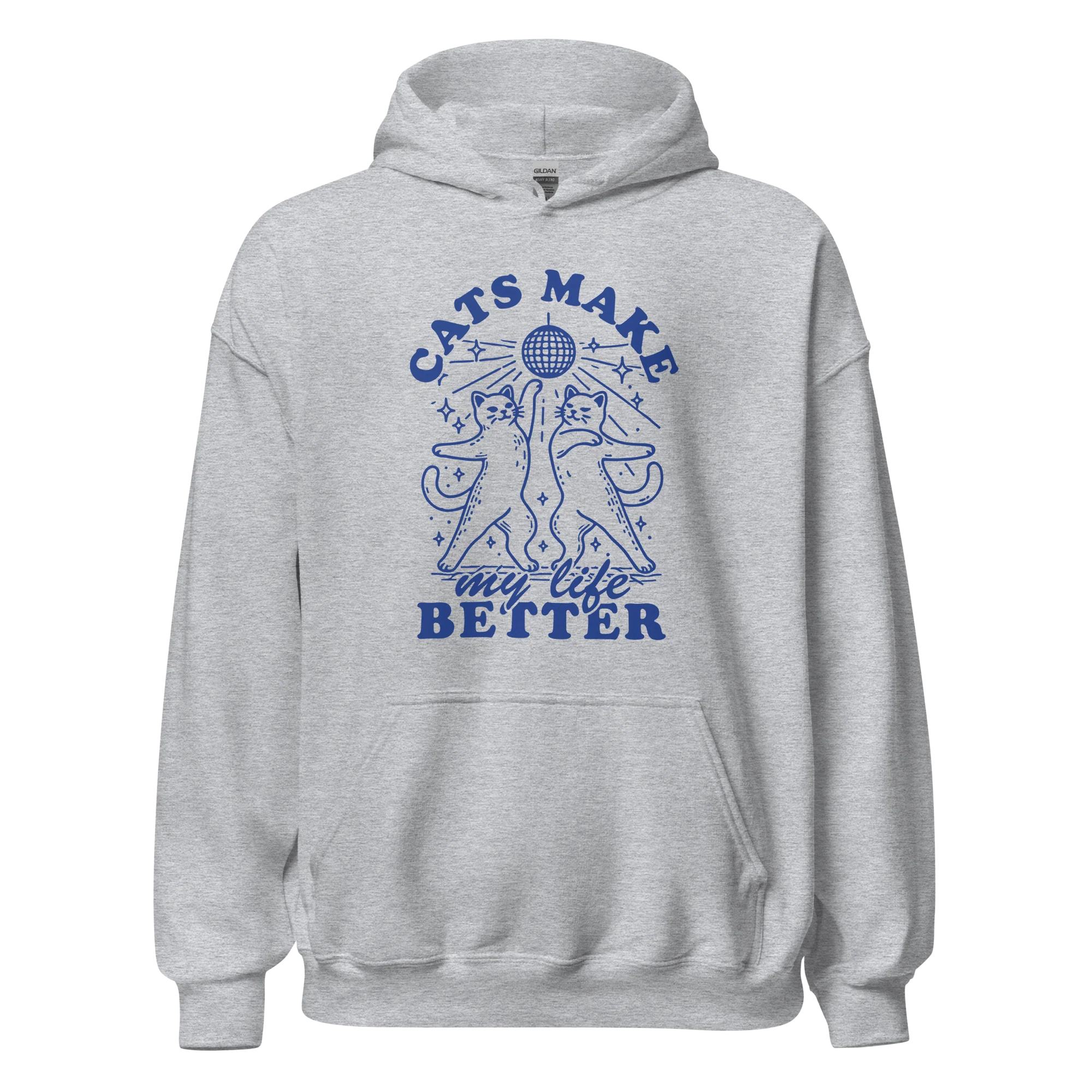 Cats Make My Life Better Hoodie - Image 4