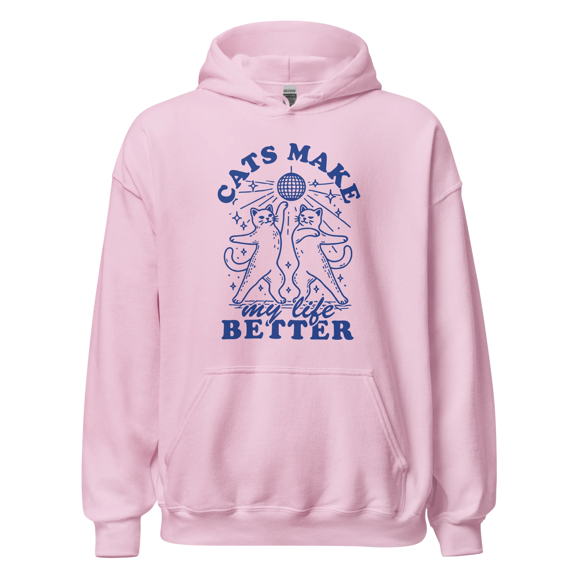 Cats Make My Life Better Hoodie - Image 8