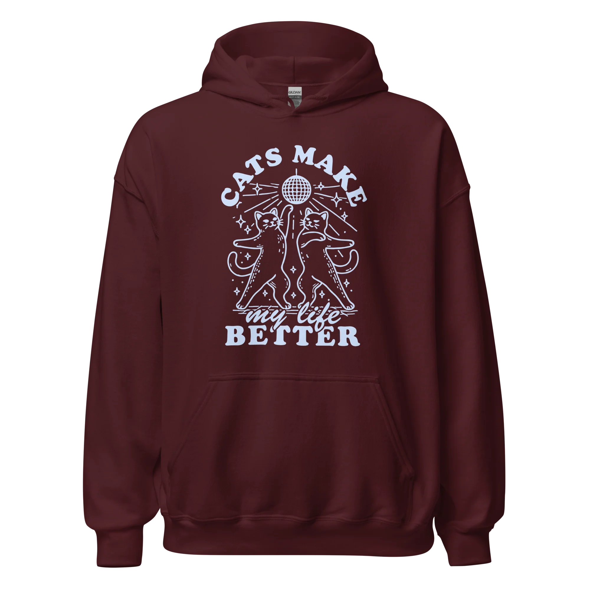 Cats Make My Life Better Hoodie - Image 9