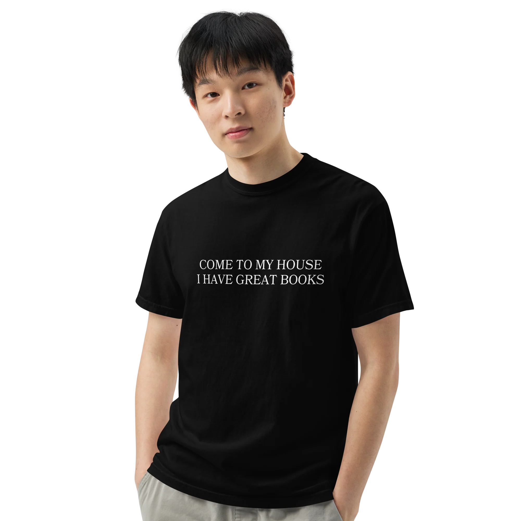 Come to My House I Have Great Books Classic T-Shirt - Image 7