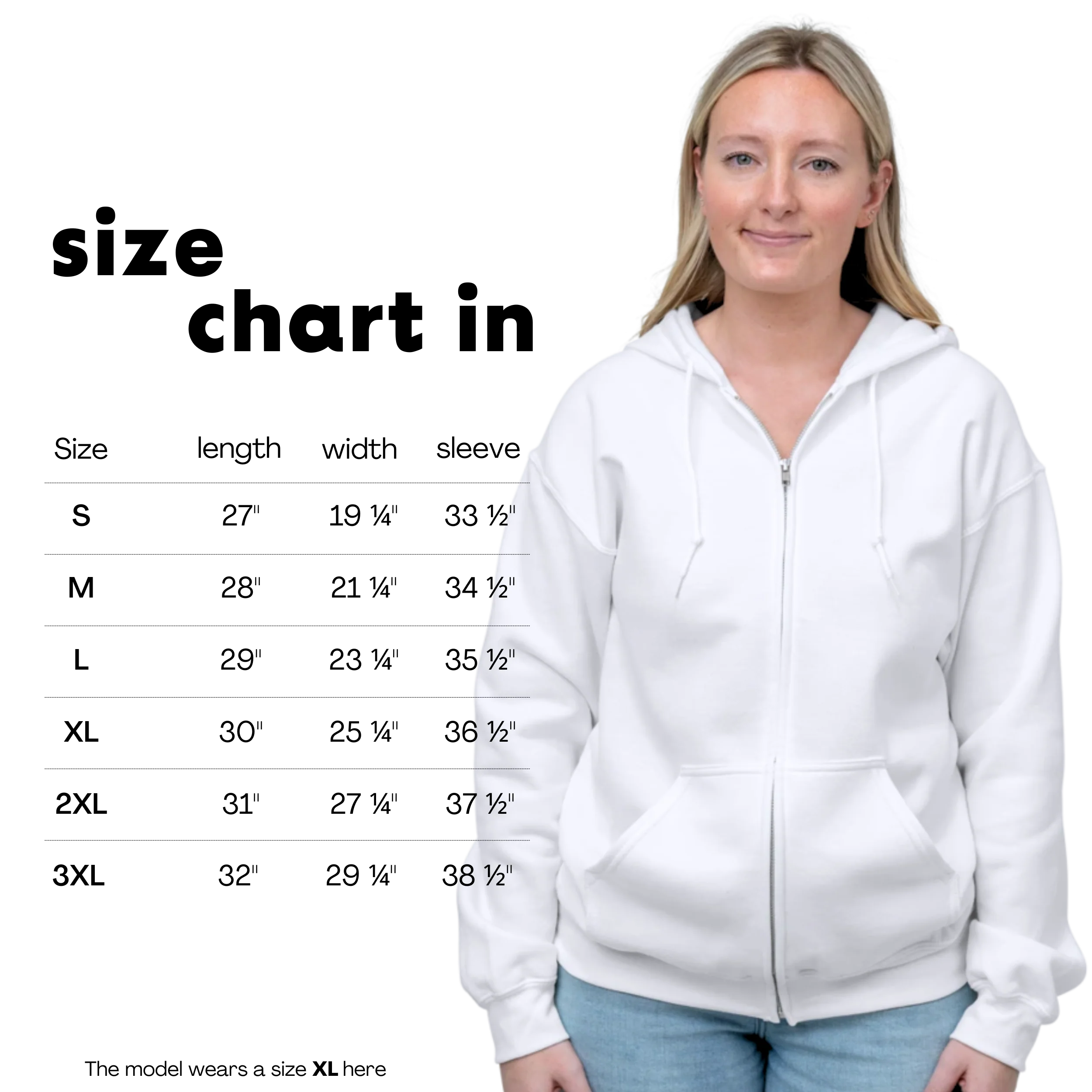 CUSTOM Embroidered Photo Portrait Zip-Up Hoodie - Image 11