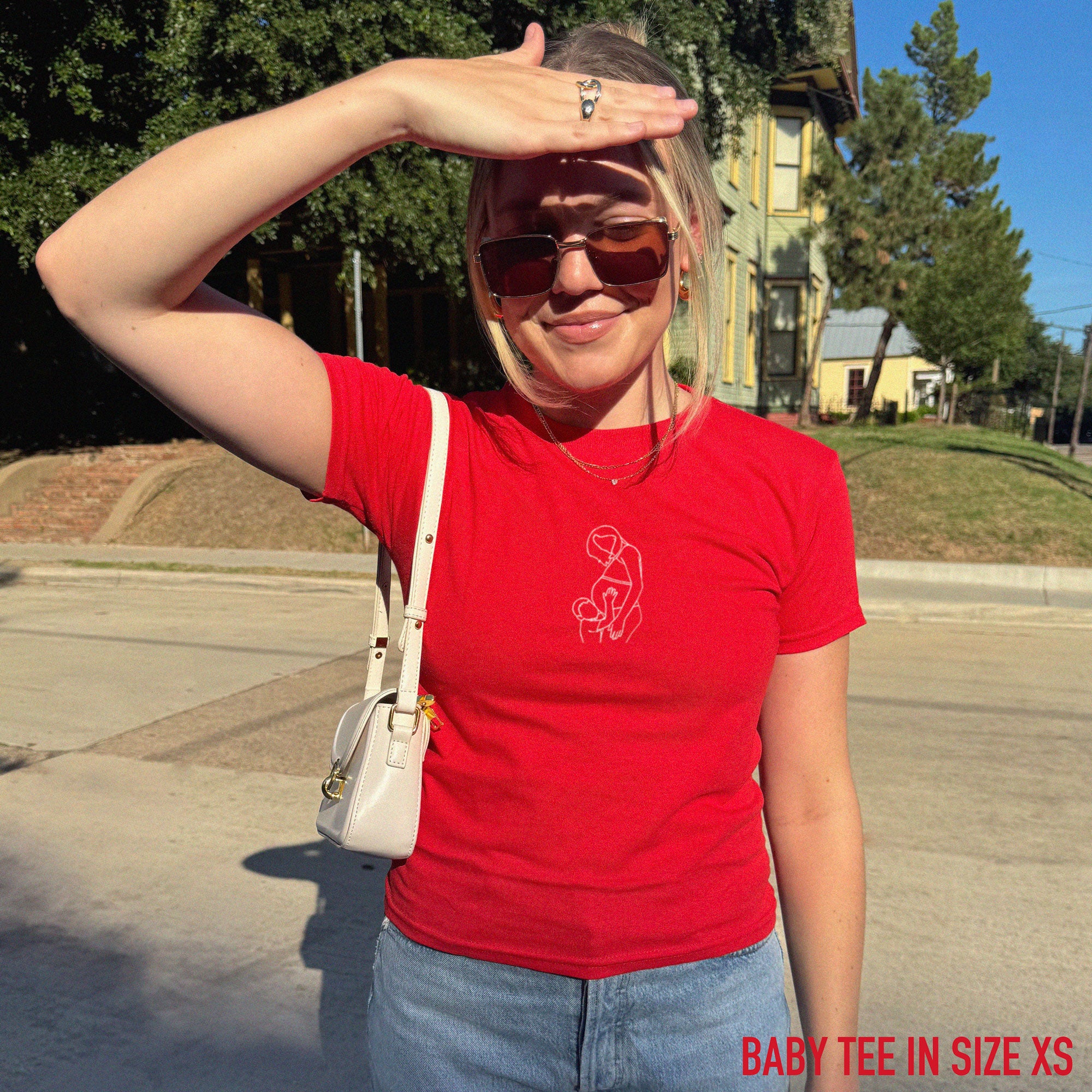 CUSTOM Embroidered Photo Portrait Baby Tee - Image 8