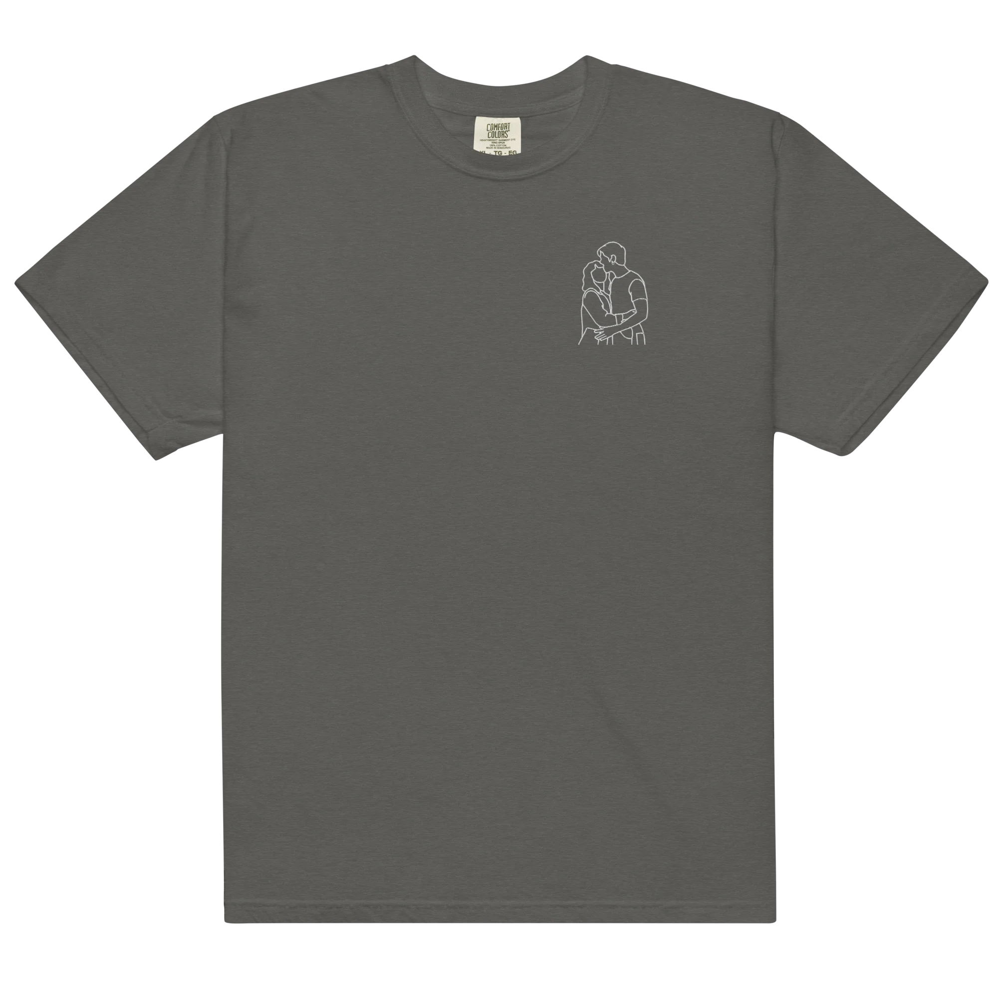 CUSTOM Embroidered Photo Portrait Classic T-Shirt - Image 12