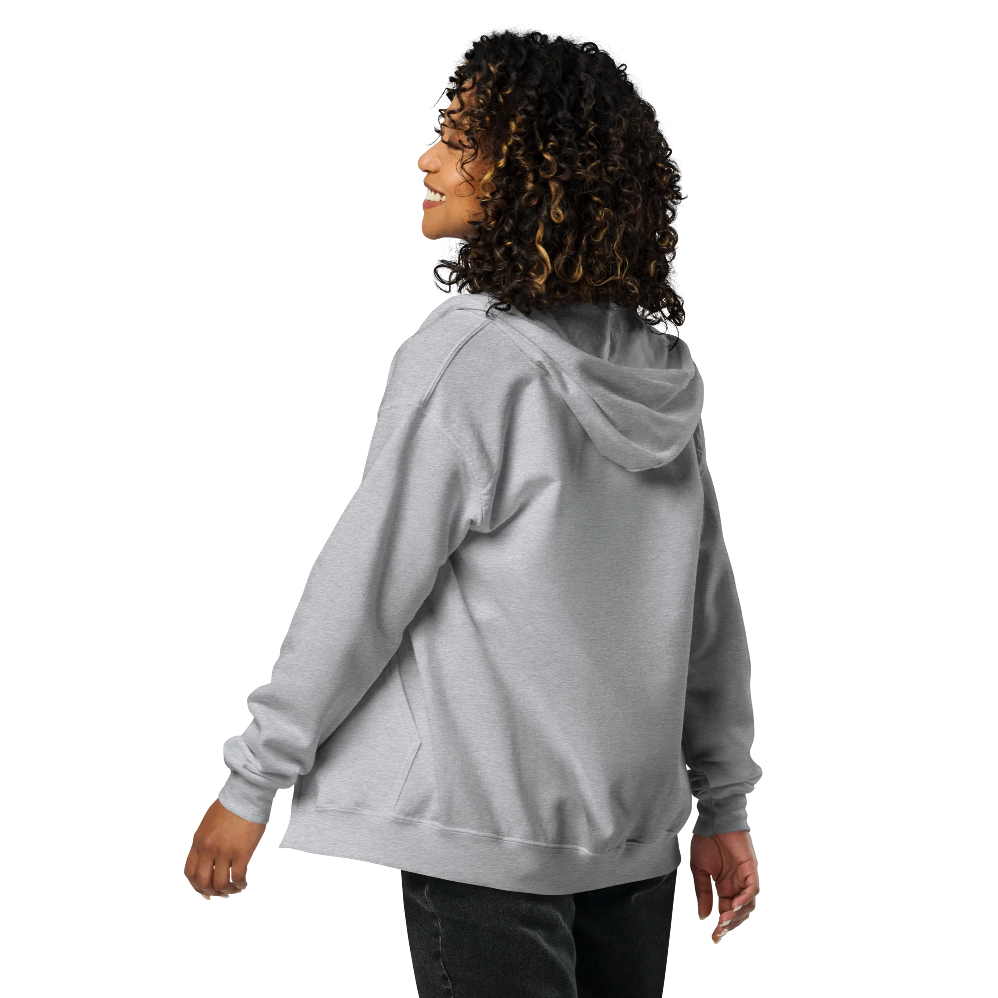 CUSTOM Embroidered Photo Portrait Zip-Up Hoodie - Image 6