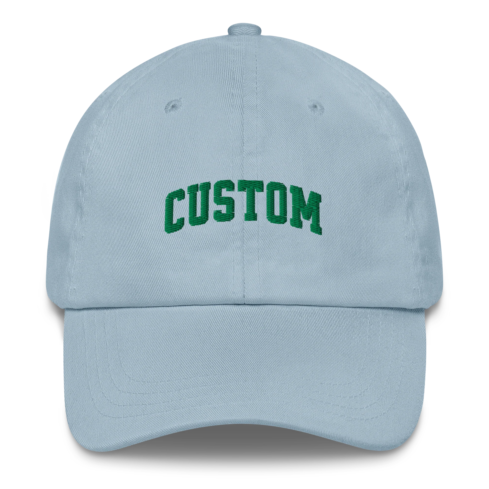 CUSTOM Your Text Varsity Font Embroidered Cap - Image 6