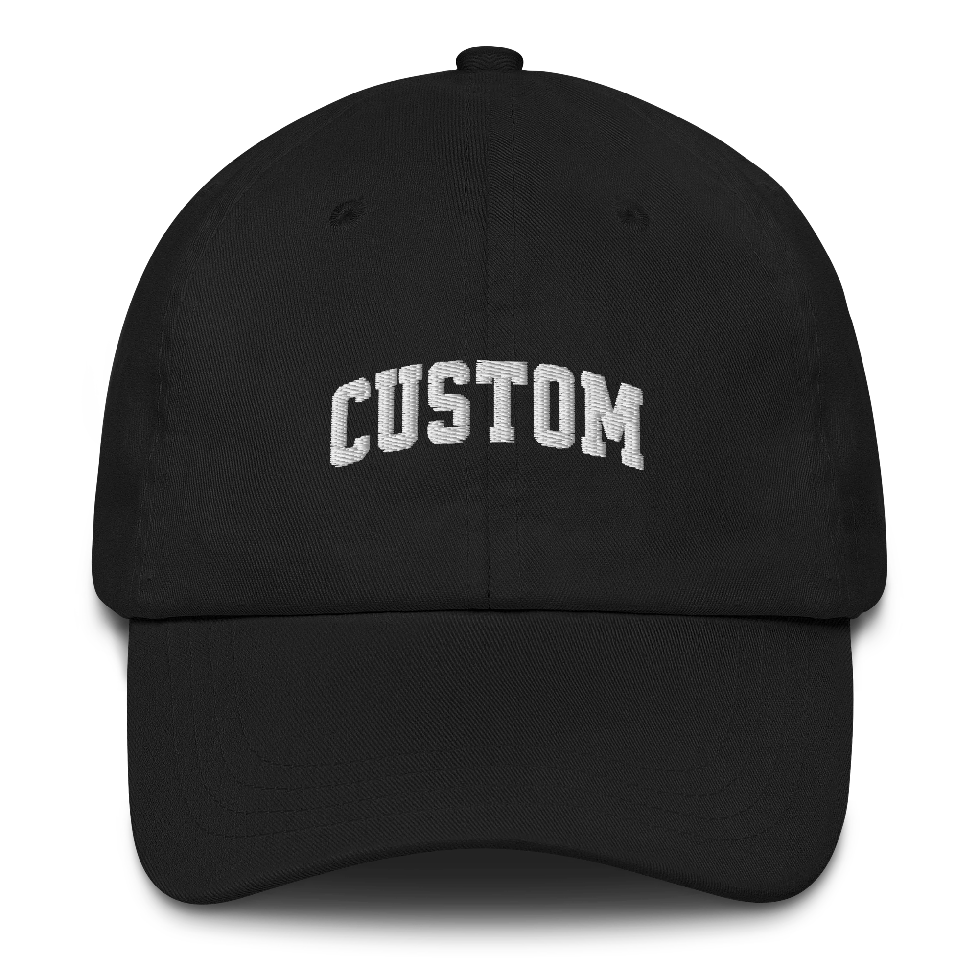 CUSTOM Your Text Varsity Font Embroidered Cap - Image 9