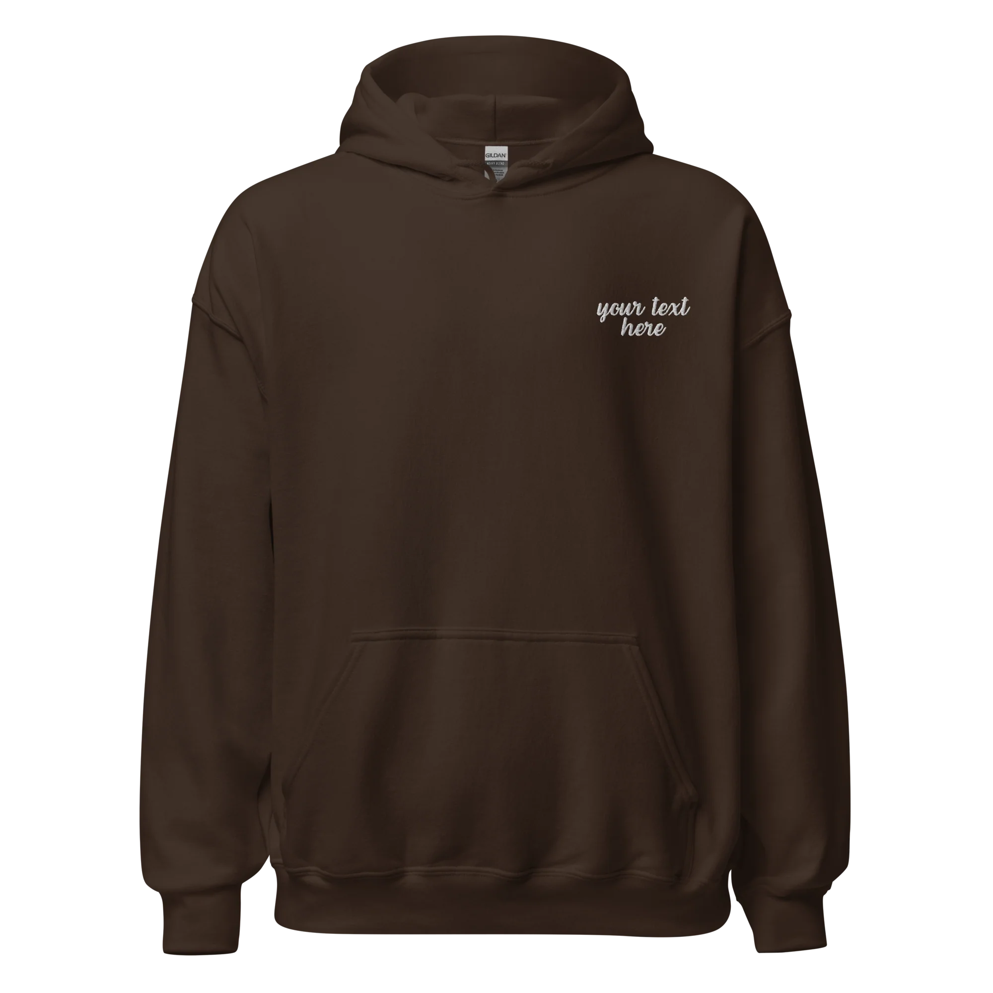 CUSTOM Your Text Cursive Embroidered Hoodie - Image 10