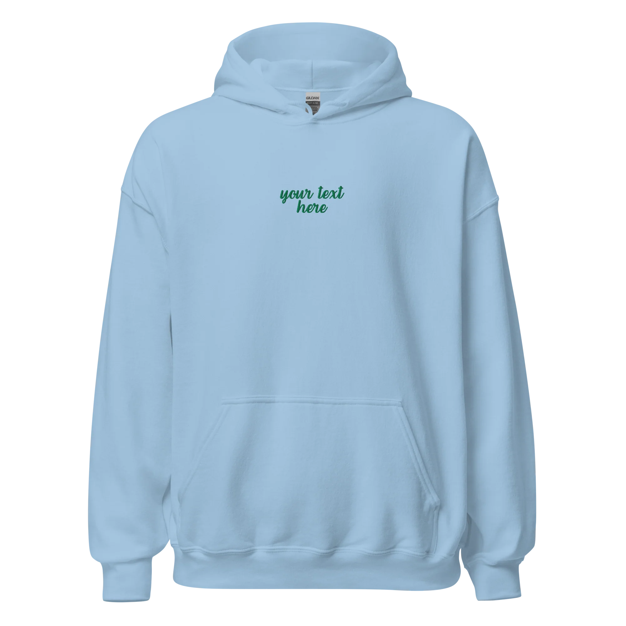 CUSTOM Your Text Cursive Embroidered Hoodie - Image 8