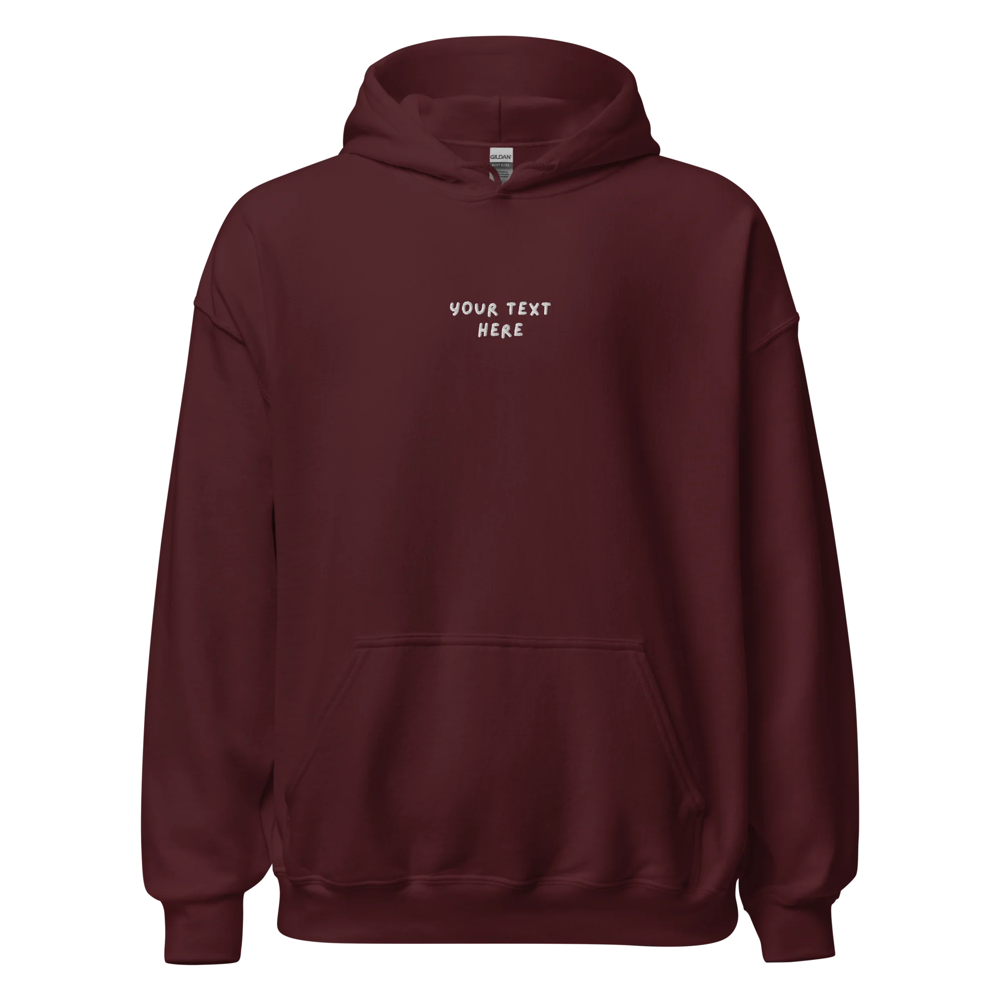 CUSTOM Your Text Playful Embroidered Hoodie - Image 12