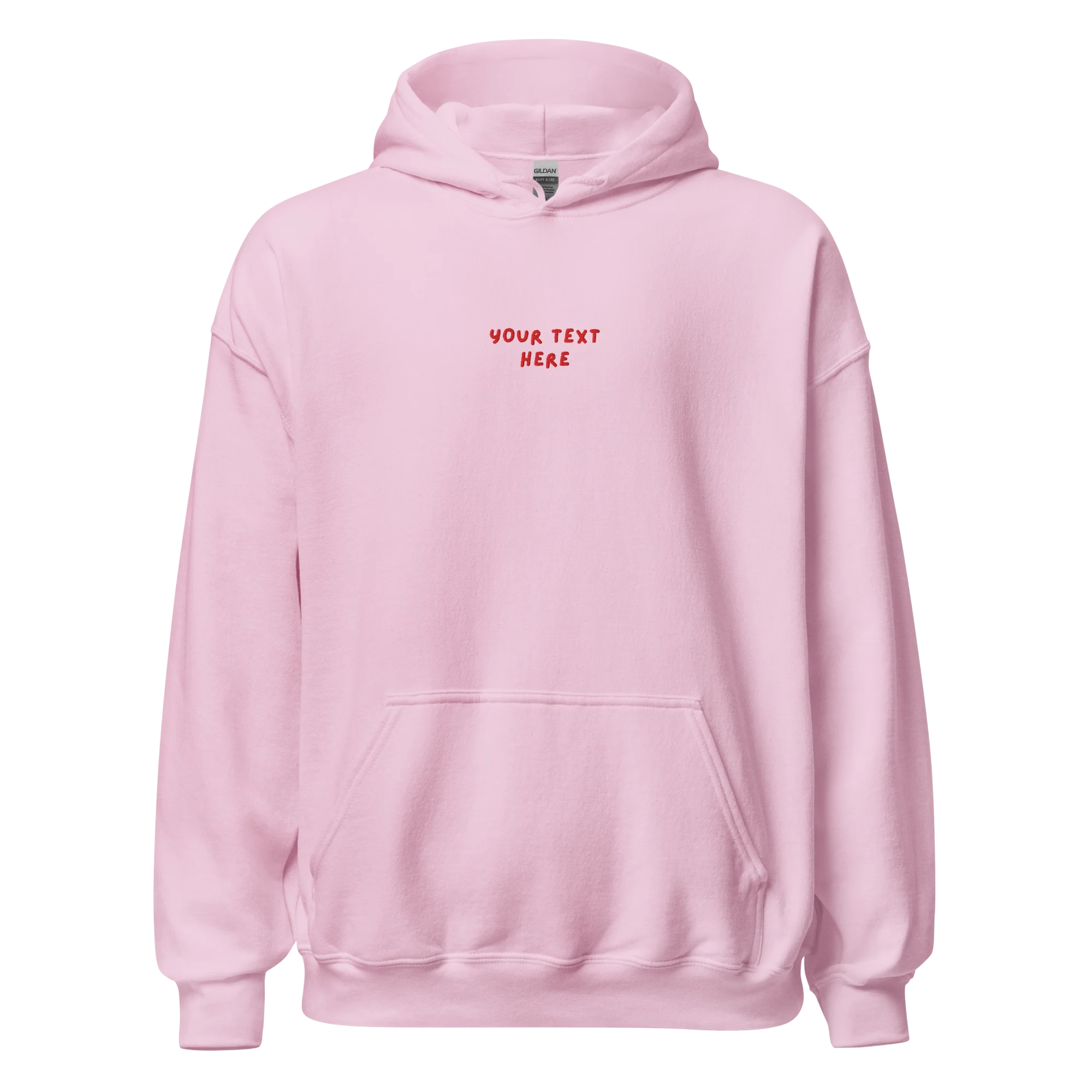 CUSTOM Your Text Playful Embroidered Hoodie - Image 3
