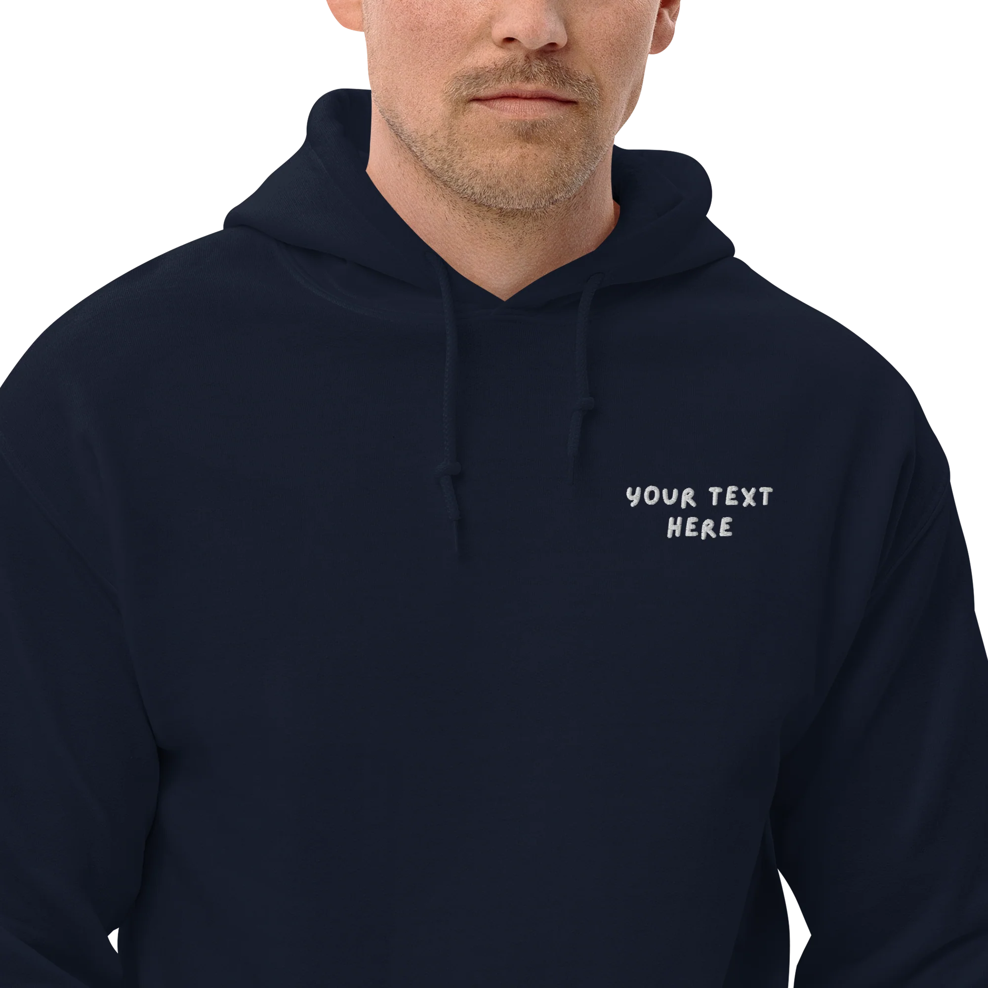 CUSTOM Your Text Playful Embroidered Hoodie - Image 6