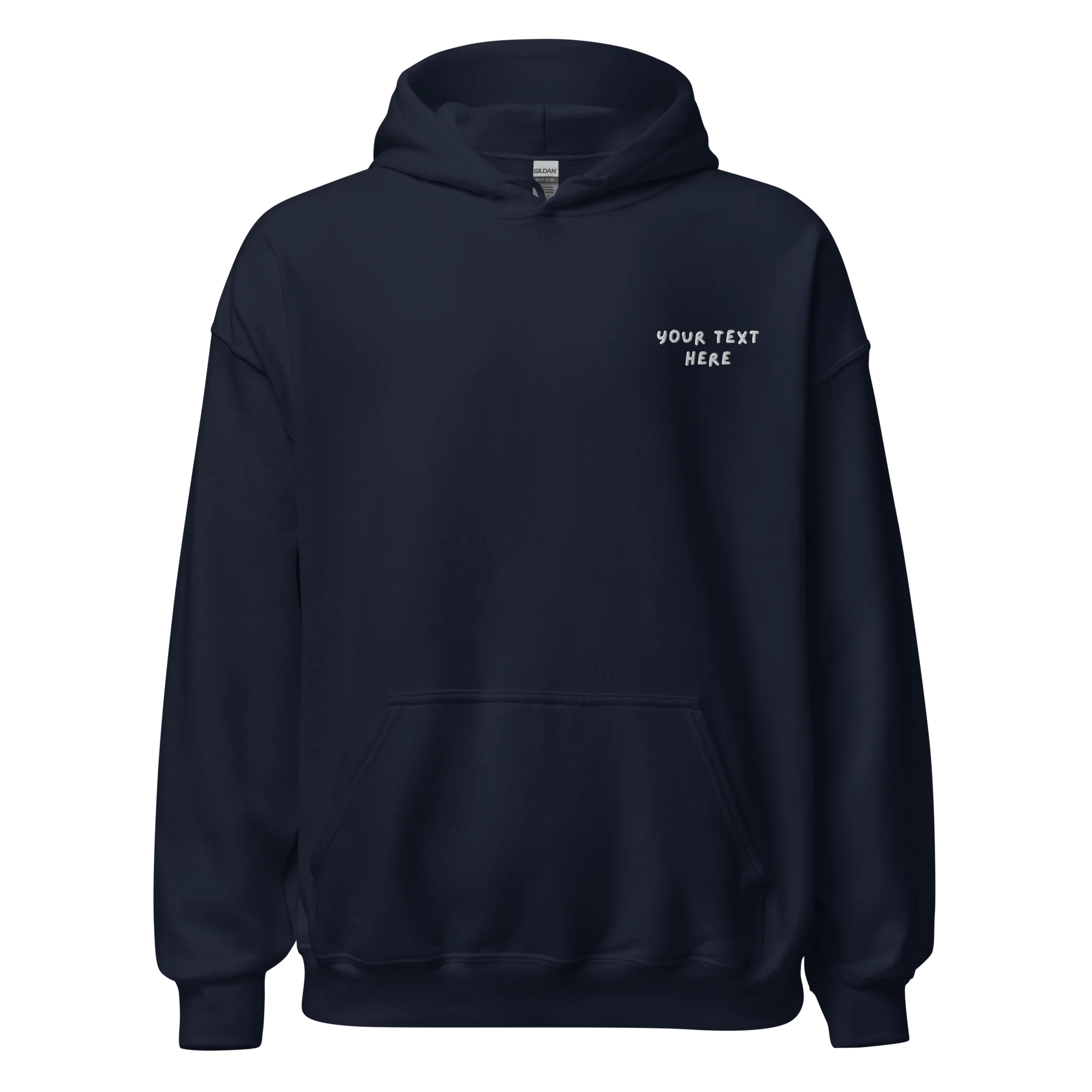 CUSTOM Your Text Playful Embroidered Hoodie - Image 7