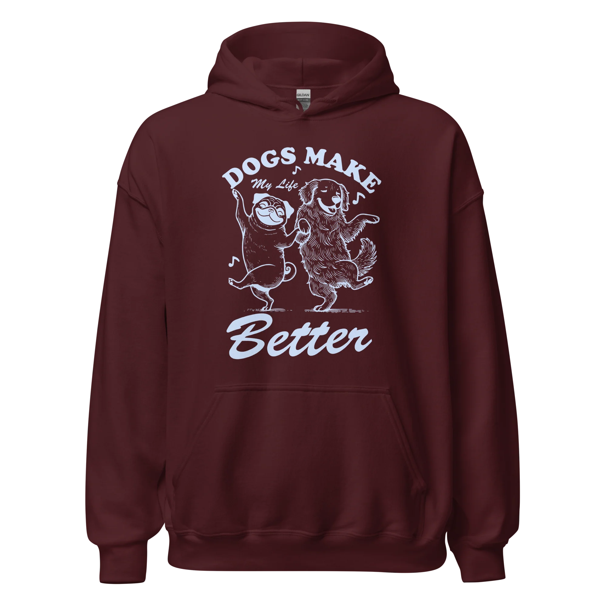 Dogs Make My Life Better Hoodie - Image 10