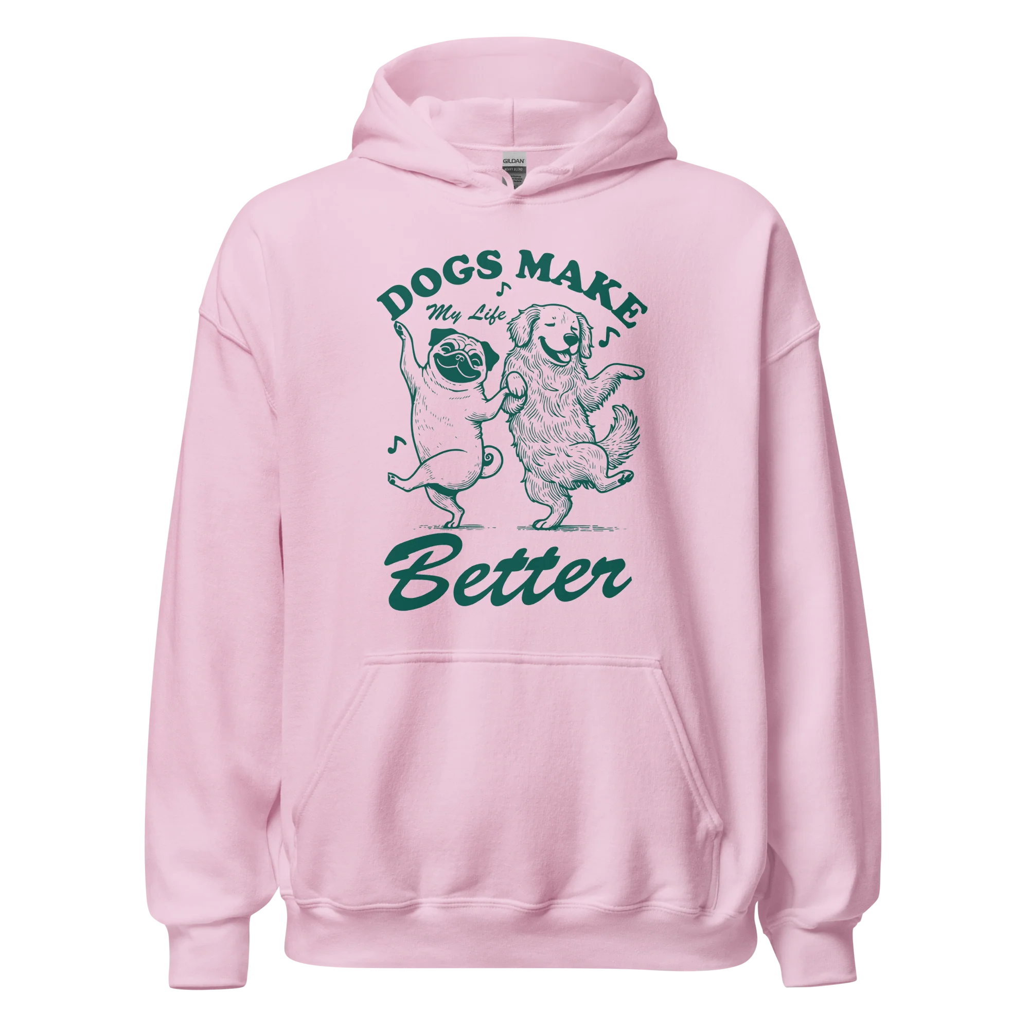 Dogs Make My Life Better Hoodie - Image 9