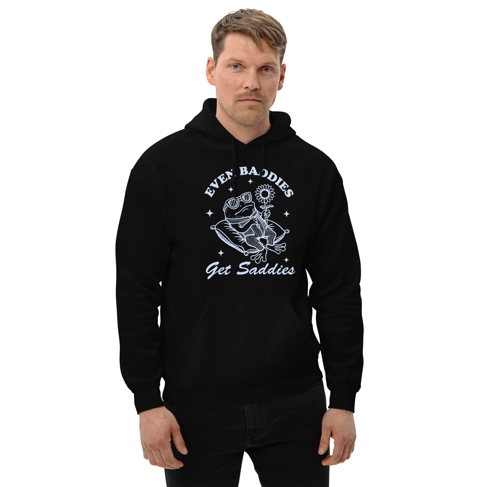 Even Baddies Get Saddies Hoodie - Image 13