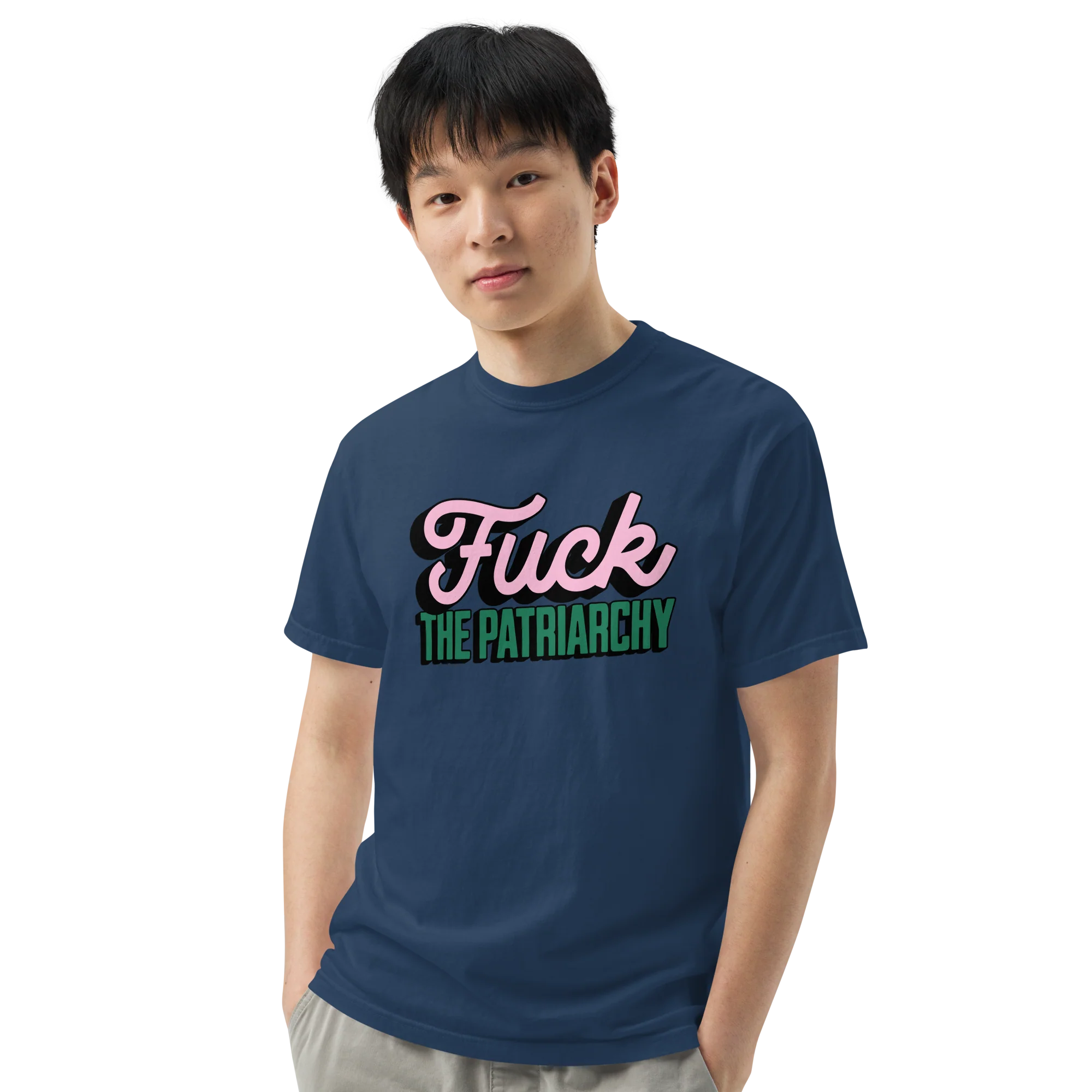 Fuck the Patriarchy Feminist Classic T-Shirt - Image 7