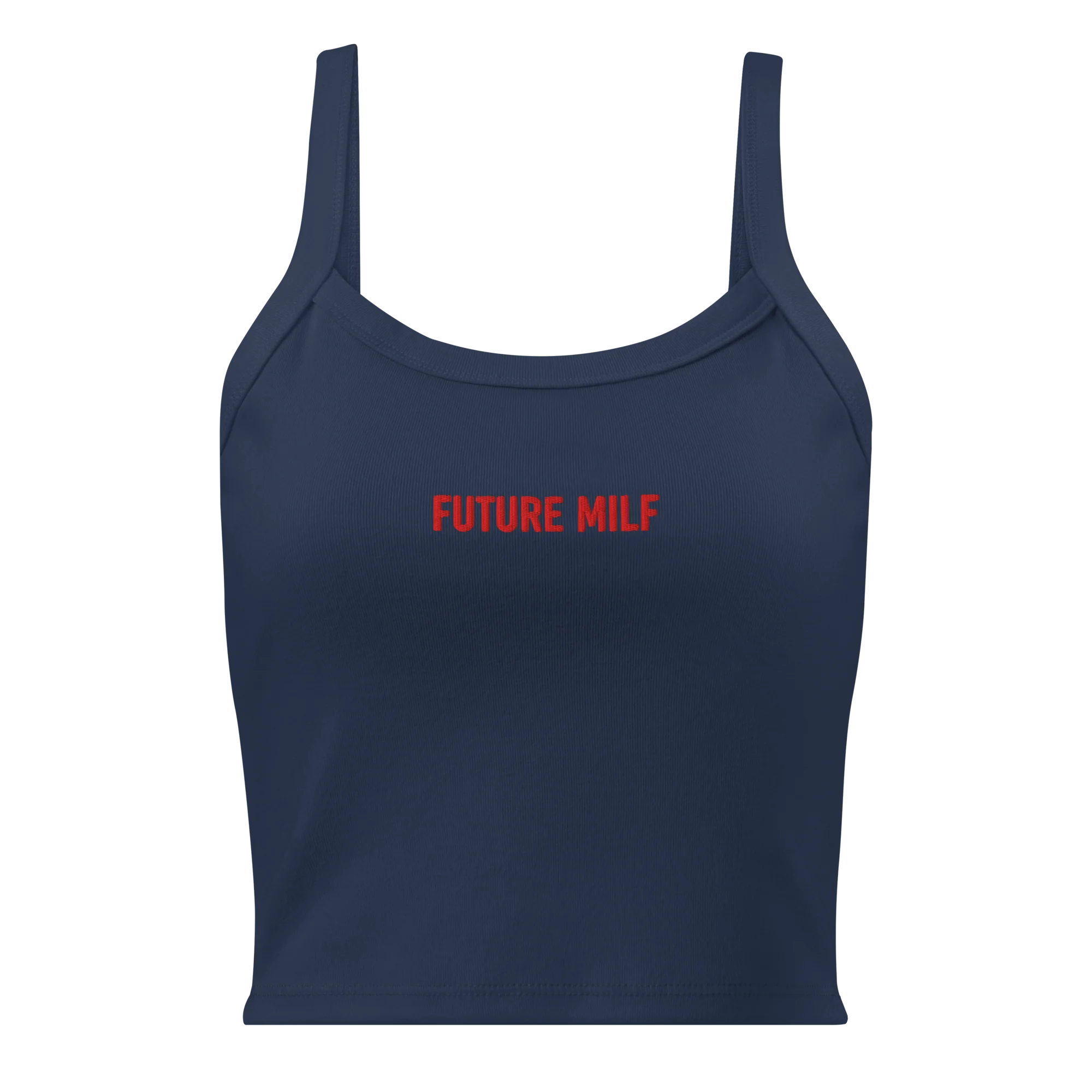 Future MILF Rib Embroidered Tank Top - Image 6