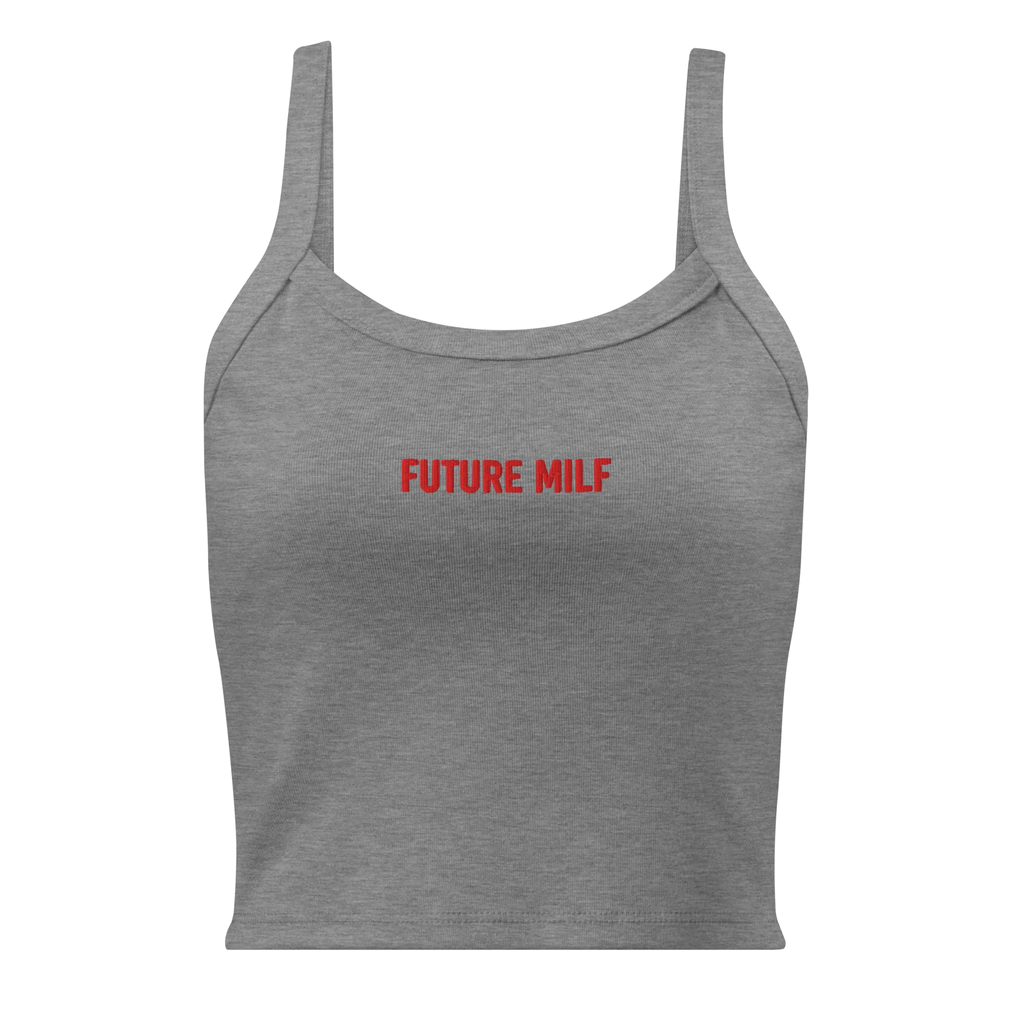 Future MILF Rib Embroidered Tank Top - Image 7