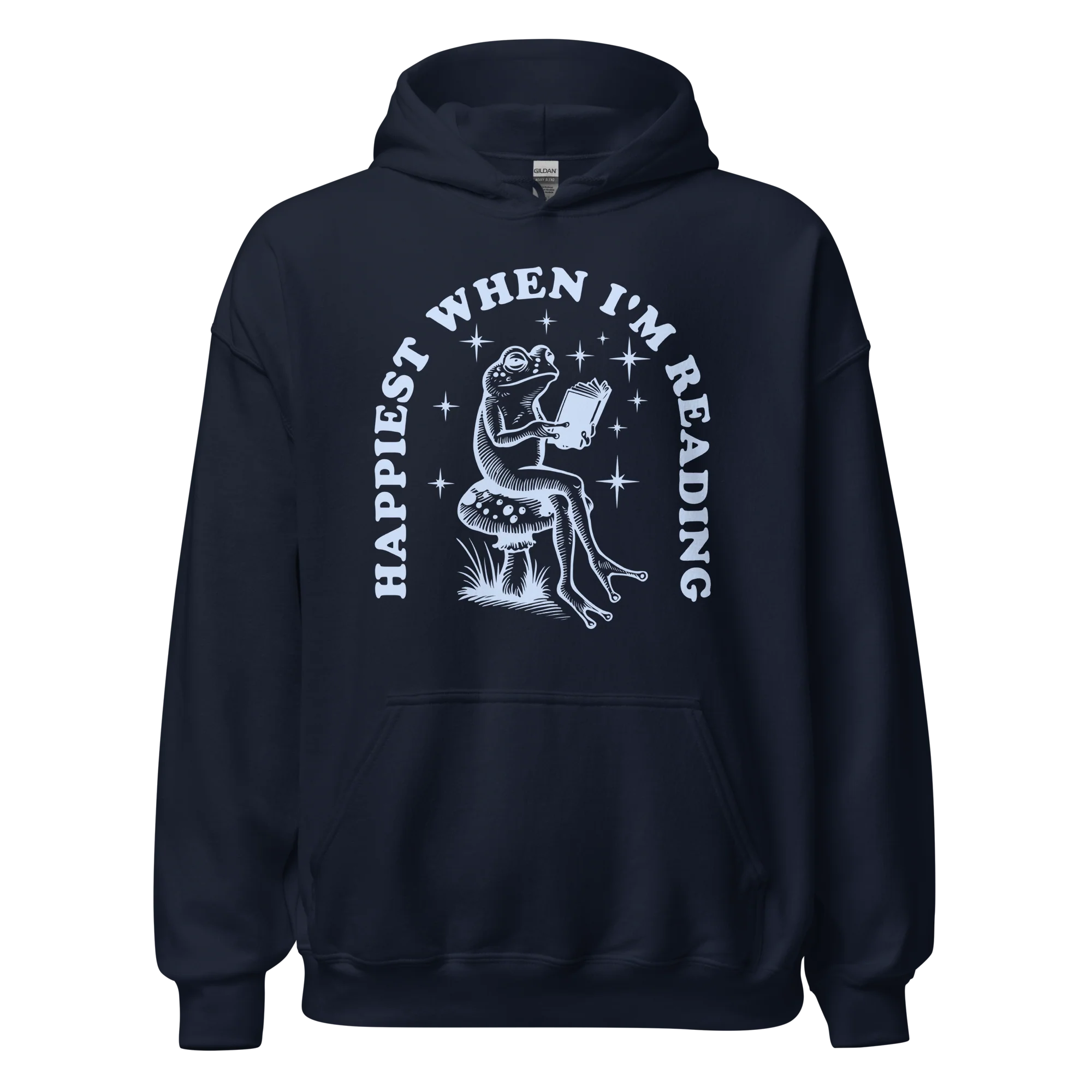 Happiest When I'm Reading Bookish Hoodie - Image 3