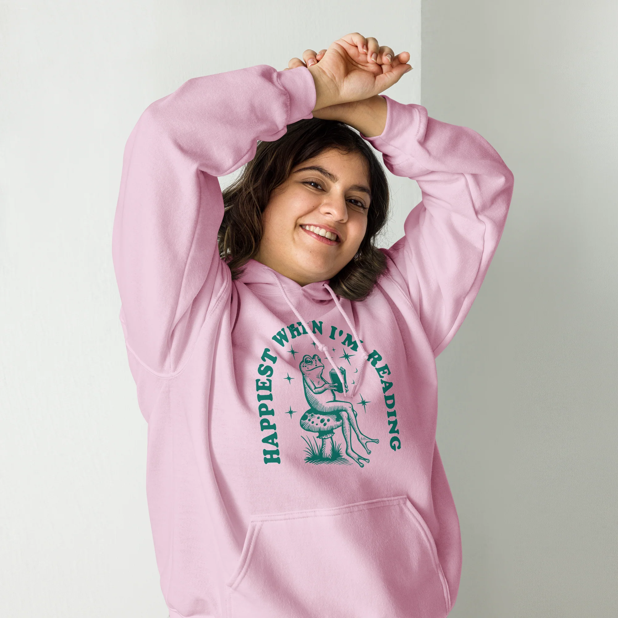 Happiest When I'm Reading Bookish Hoodie - Image 6