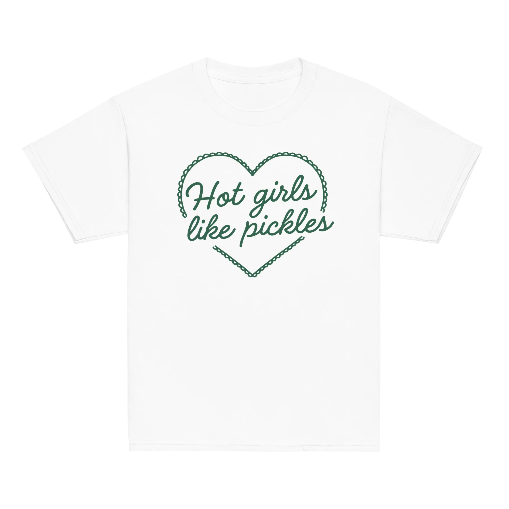 Hot Girls Like Pickles Baby Tee - Image 3