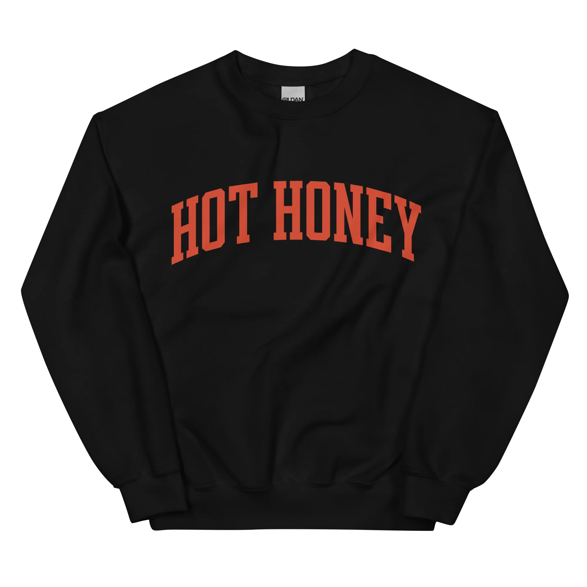 Hot Honey Sauce Condiment Varsity Sweatshirt - Image 11