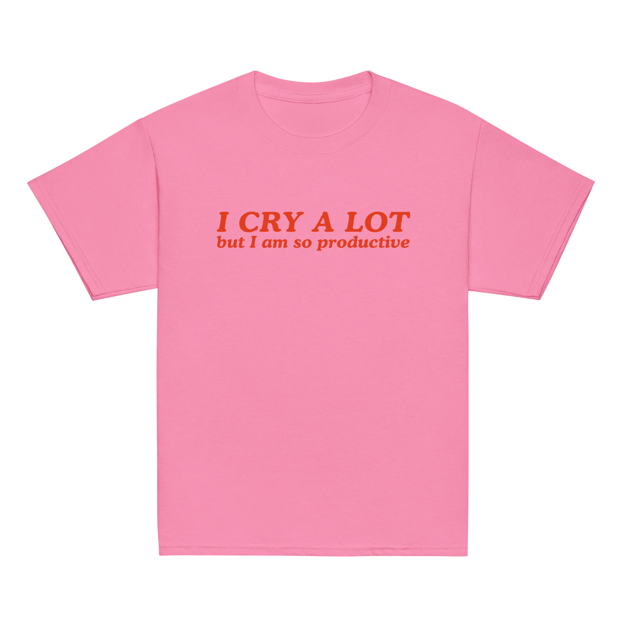 I Cry a Lot But I Am So Productive Baby Tee - Image 4