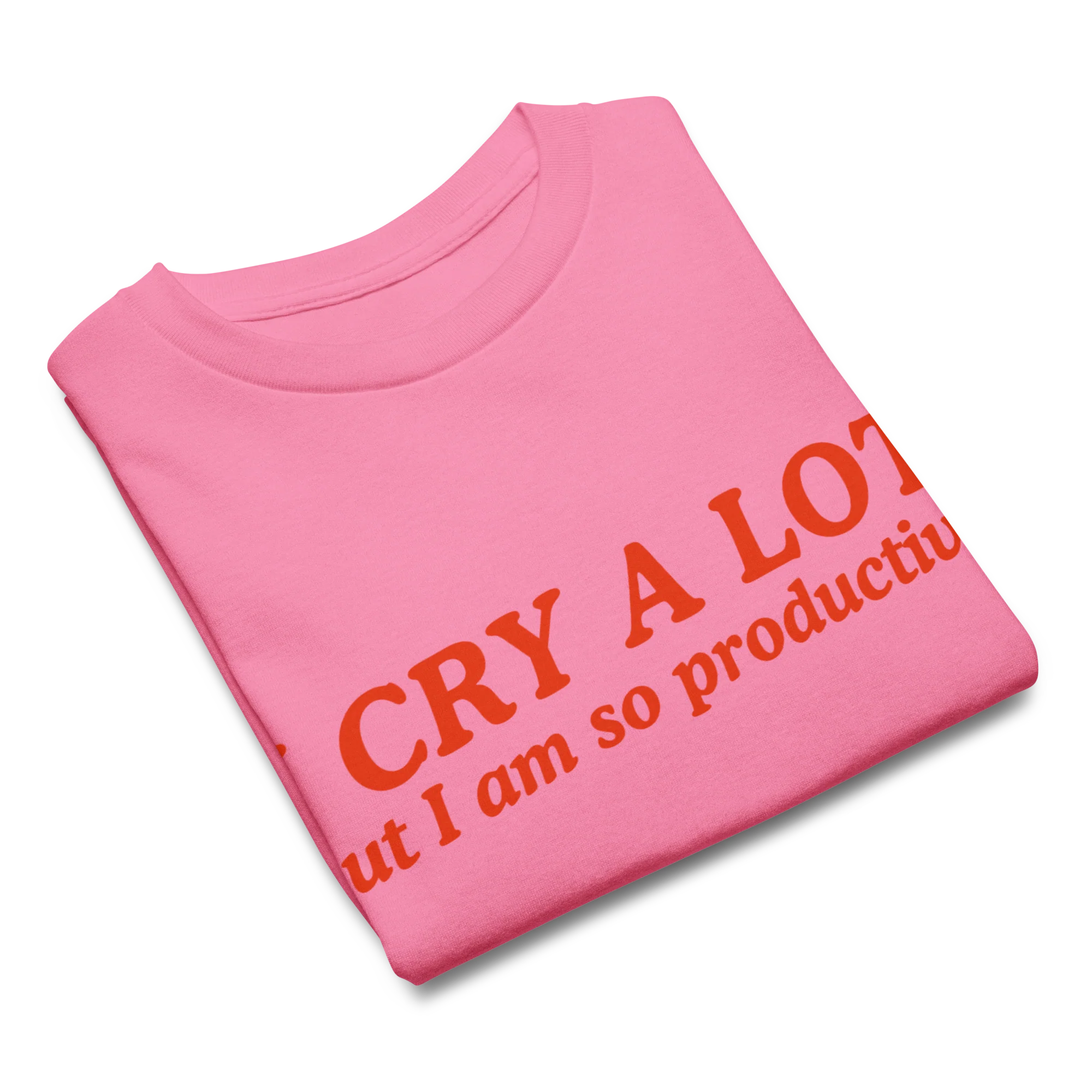 I Cry a Lot But I Am So Productive Baby Tee - Image 5