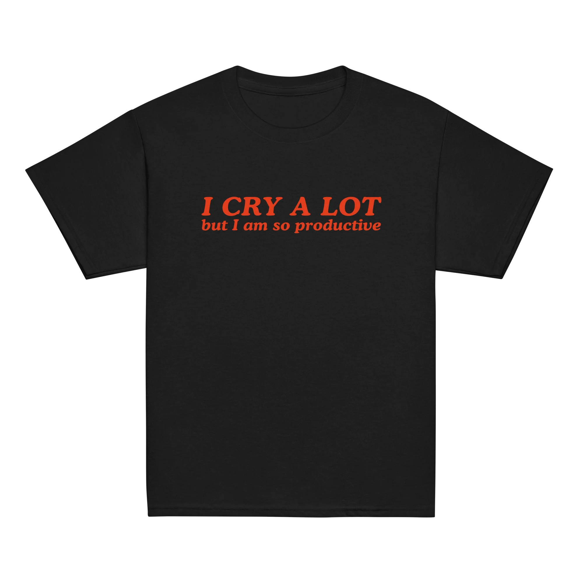 I Cry a Lot But I Am So Productive Baby Tee - Image 6