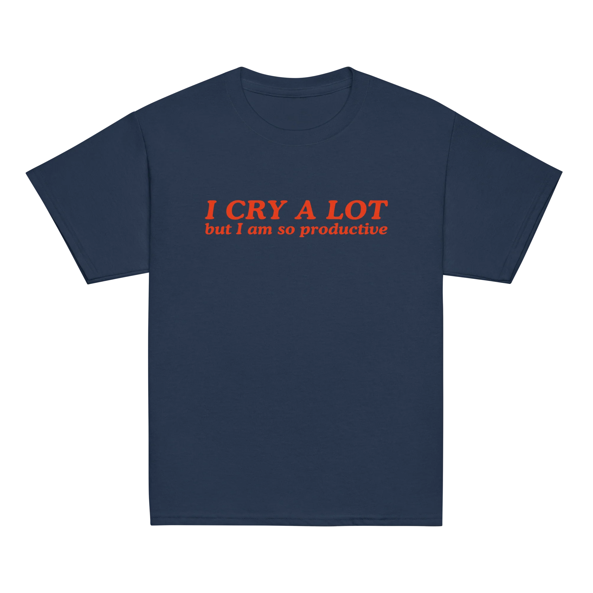 I Cry a Lot But I Am So Productive Baby Tee - Image 7