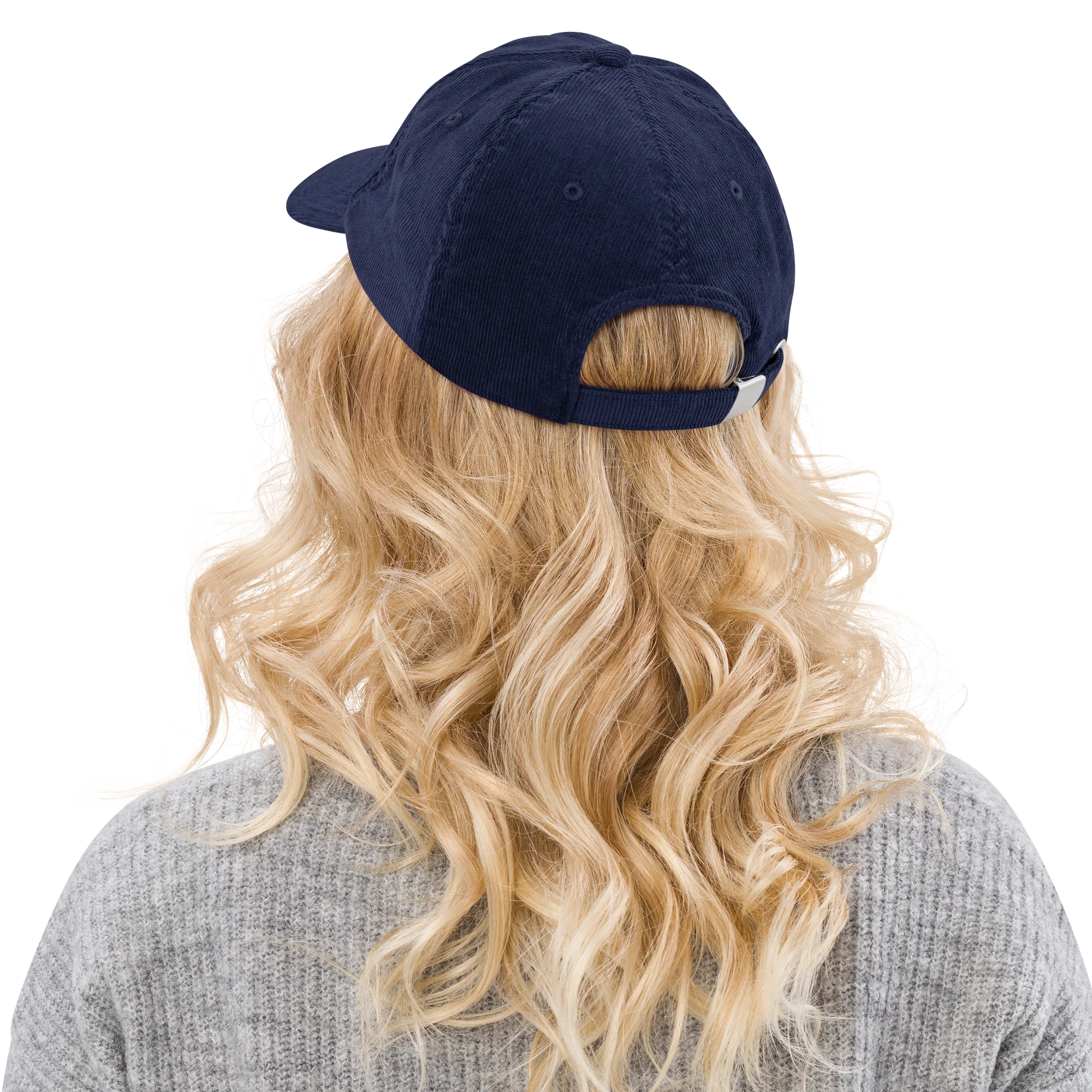 Iced Matcha Latte Embroidered Corduroy Cap - Image 3