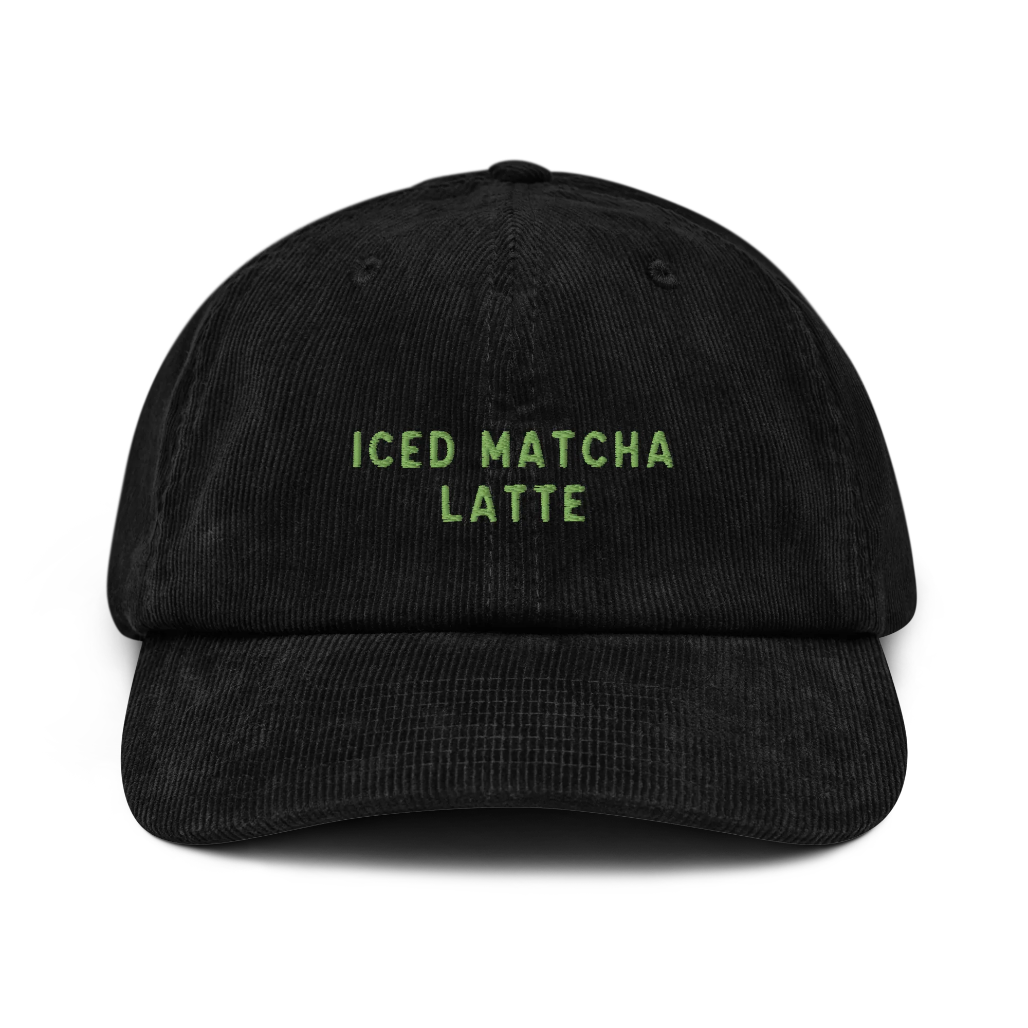 Iced Matcha Latte Embroidered Corduroy Cap - Image 7