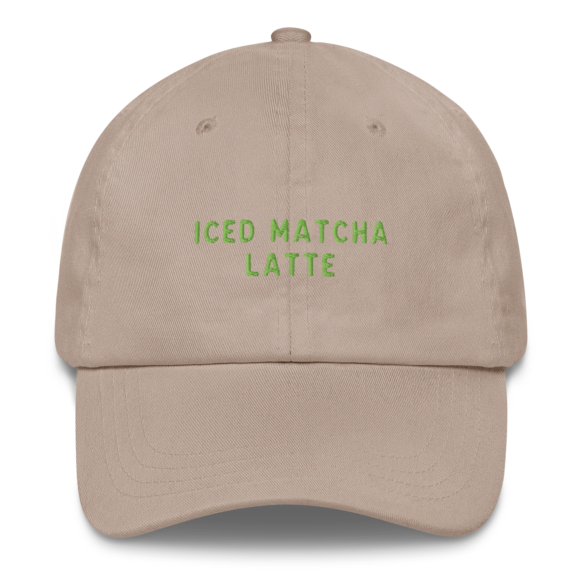 Iced Matcha Latte Embroidered Cap - Image 10