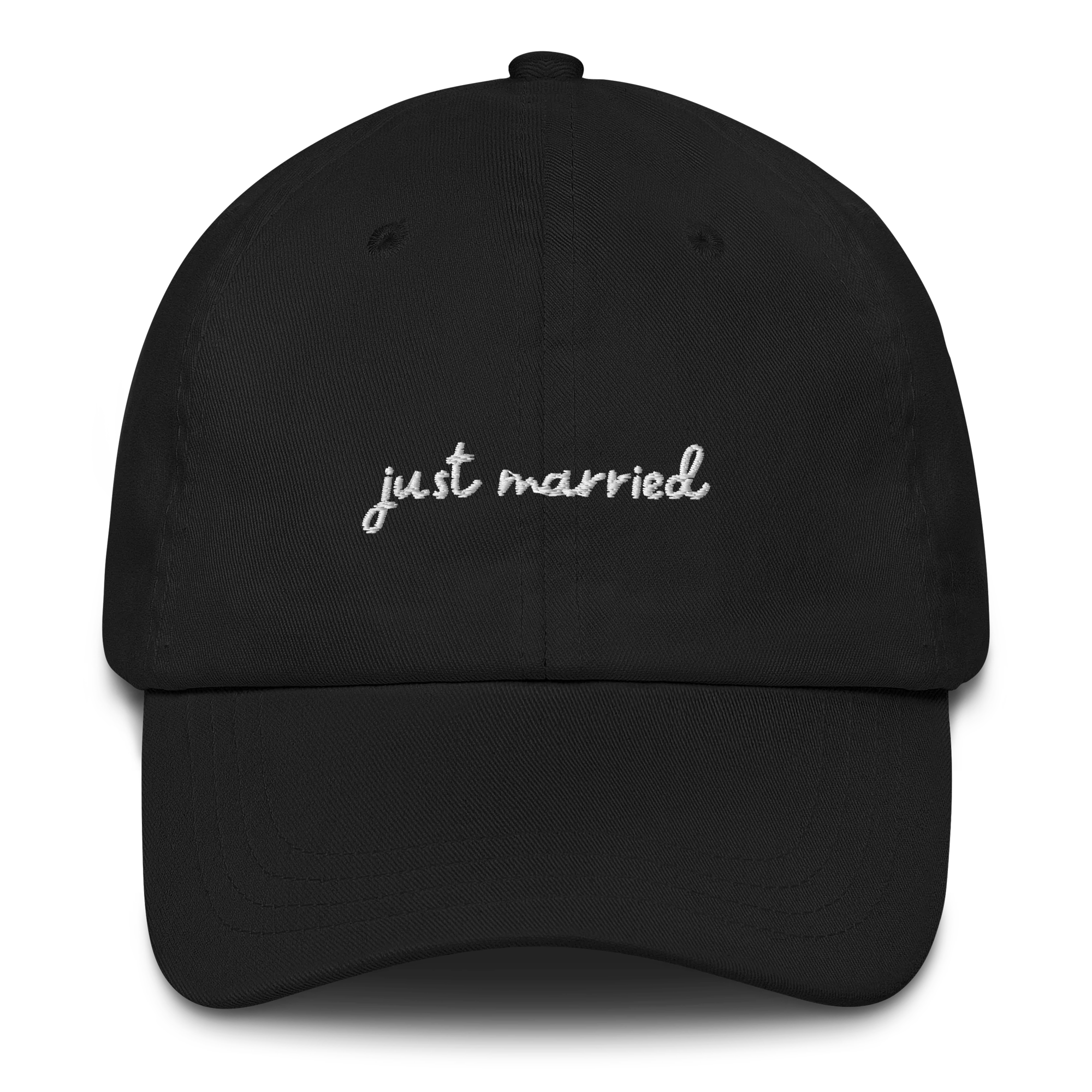 Just Married Newlywed Embroidered Cap - Image 7