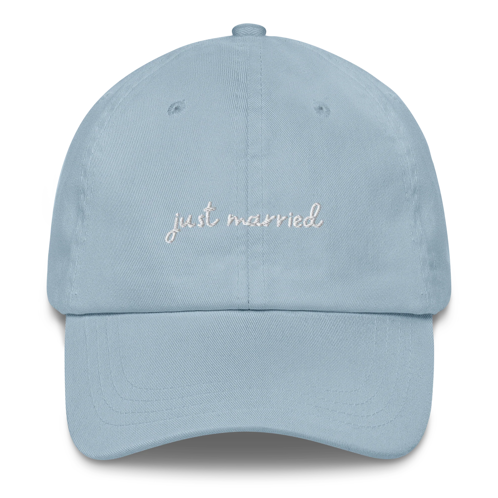 Just Married Newlywed Embroidered Cap - Image 8