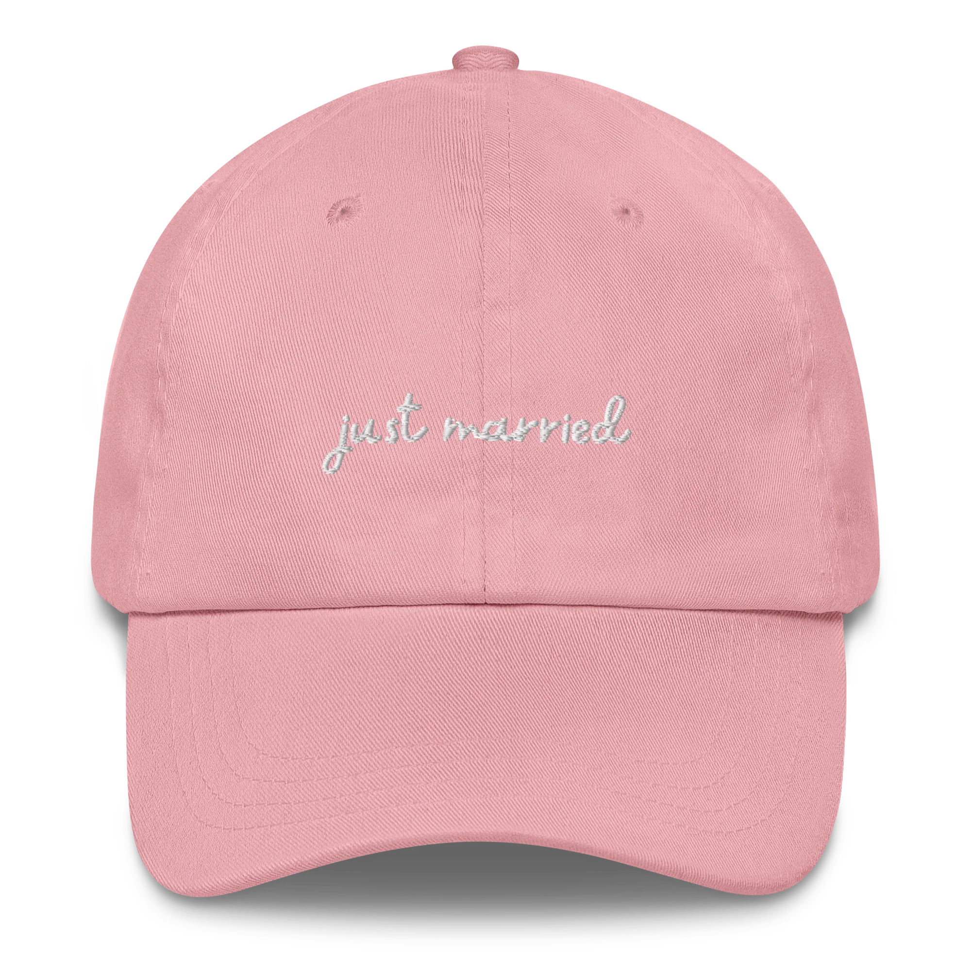 Just Married Newlywed Embroidered Cap - Image 9