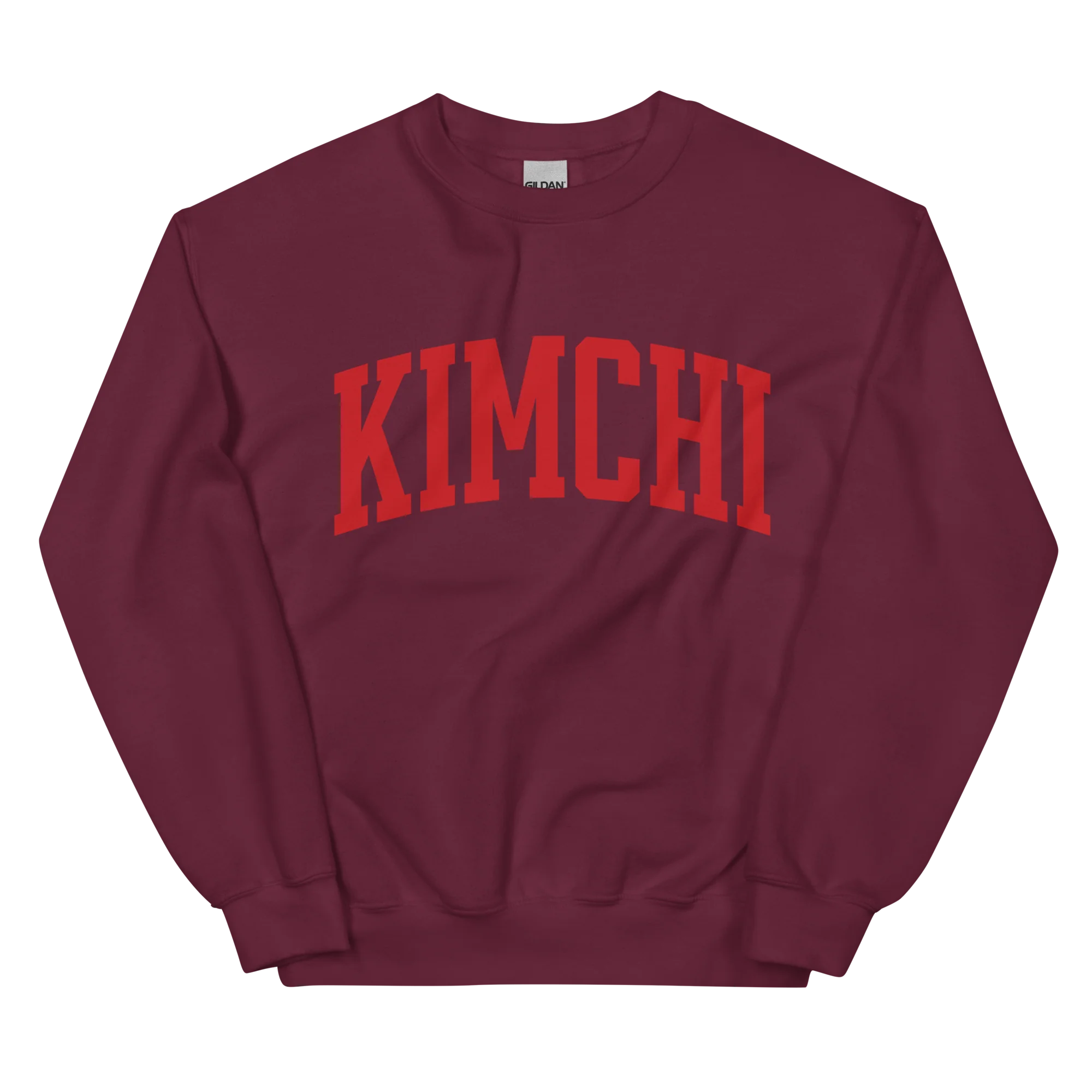 Kimchi Korean Cuisine Foodie Varsity Sweatshirt - Image 10