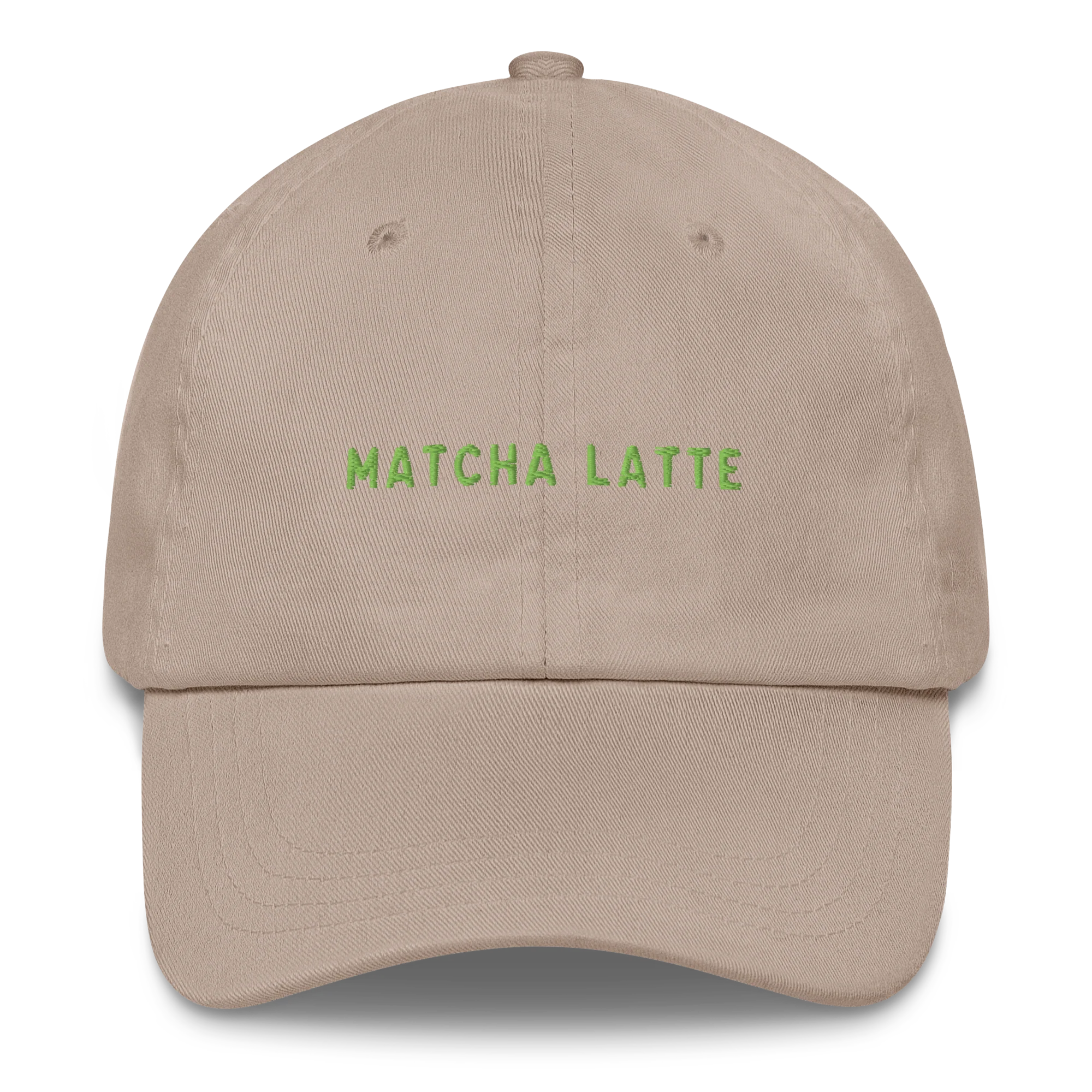 Matcha Latte Embroidered Cap - Image 9