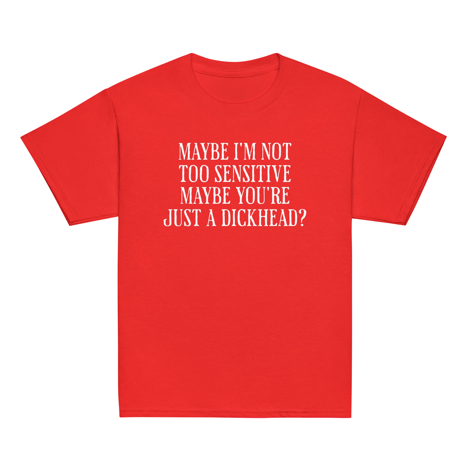 Maybe I'm Not Too Sensitive Feminist Baby Tee - Image 7