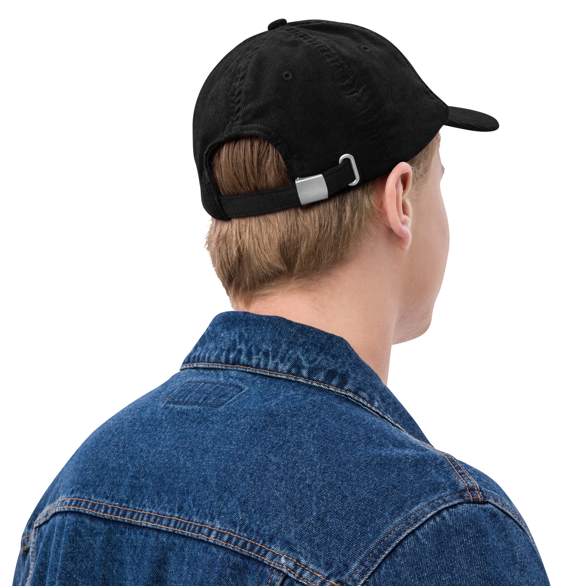 Moka Pot Coffee Embroidered Corduroy Cap - Image 9