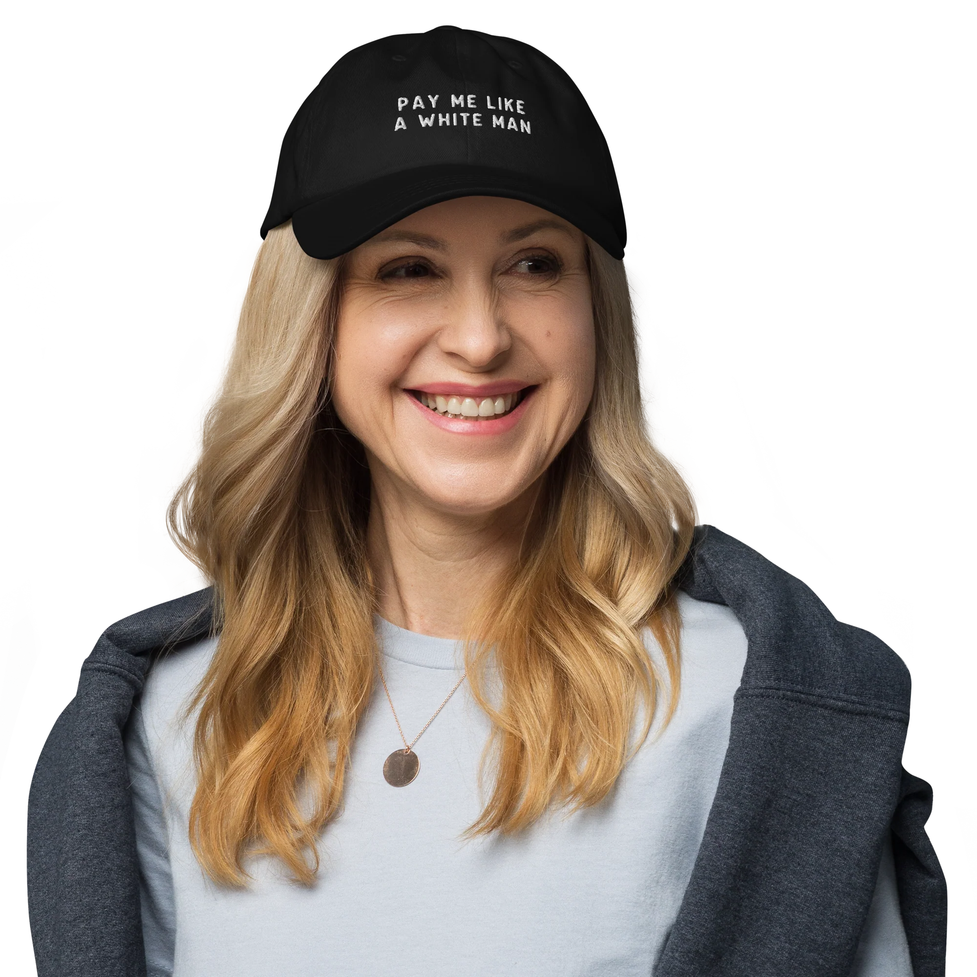 Pay Me Like a White Man Feminist Embroidered Cap - Image 6