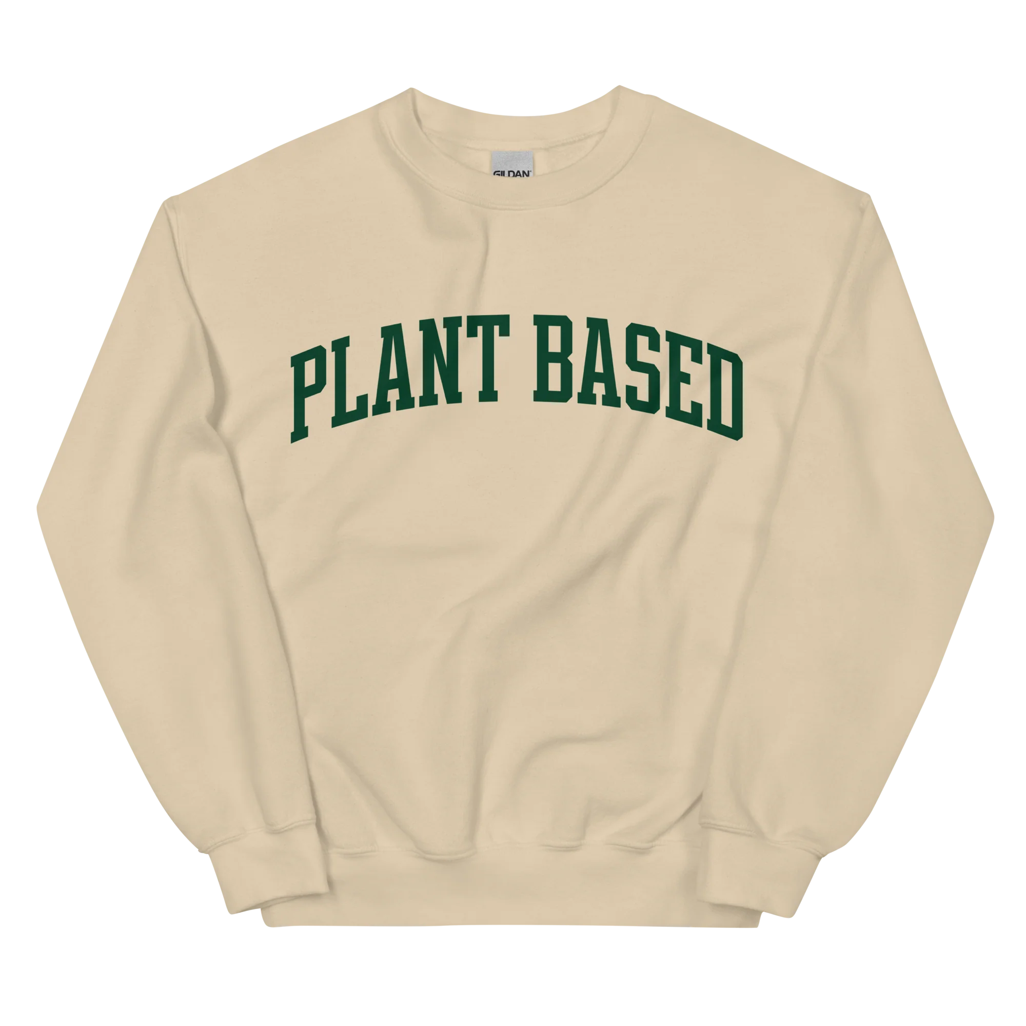 Plant Based Vegetarian Vegan Varsity Sweatshirt - Image 5