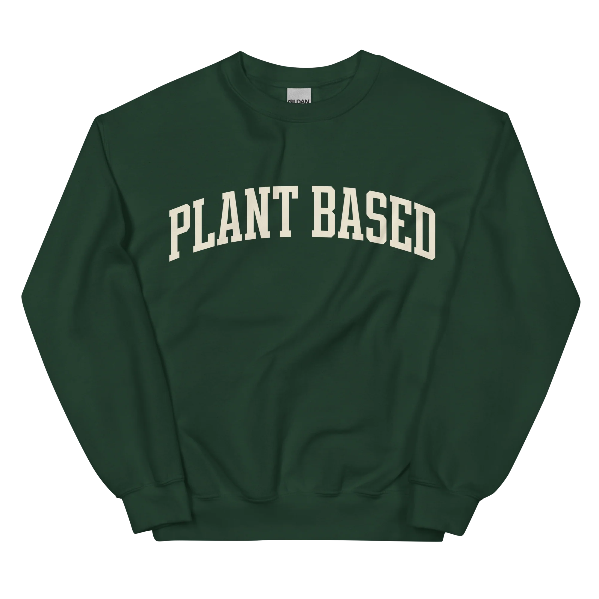 Plant Based Vegetarian Vegan Varsity Sweatshirt - Image 6