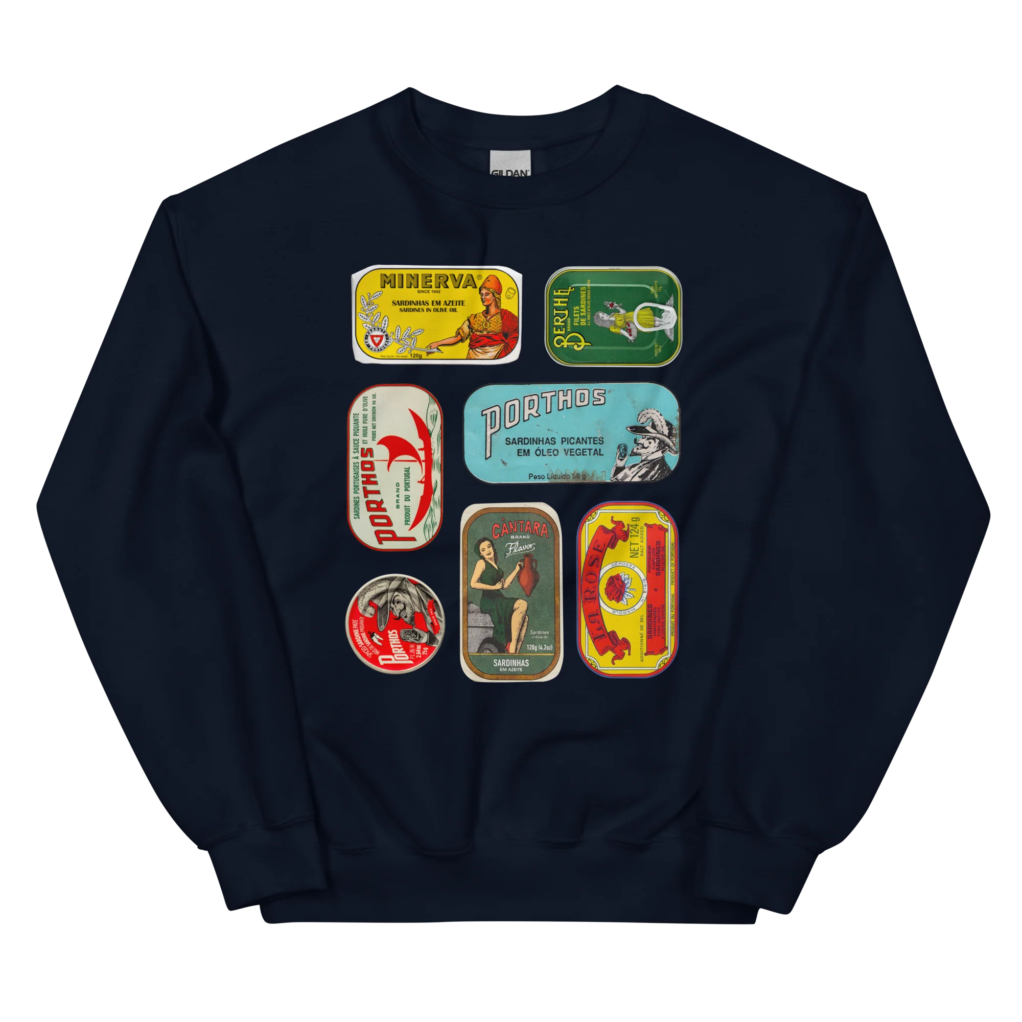 Portuguese Canned Sardines Crewneck Sweatshirt - Image 10