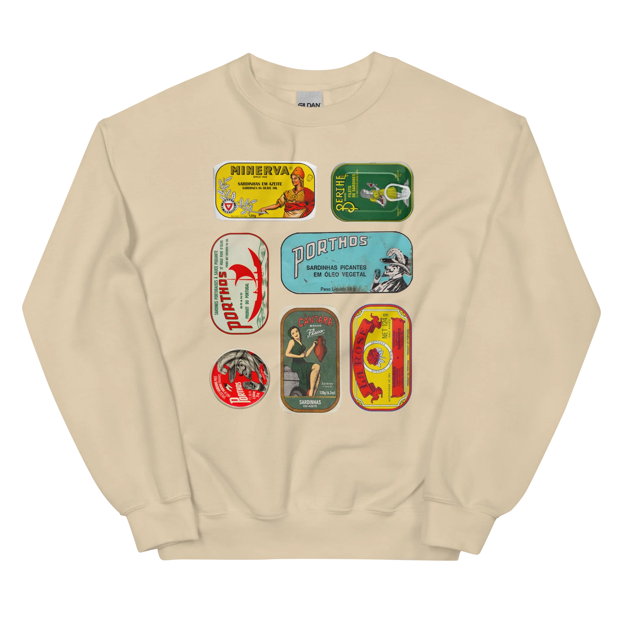 Portuguese Canned Sardines Crewneck Sweatshirt - Image 11